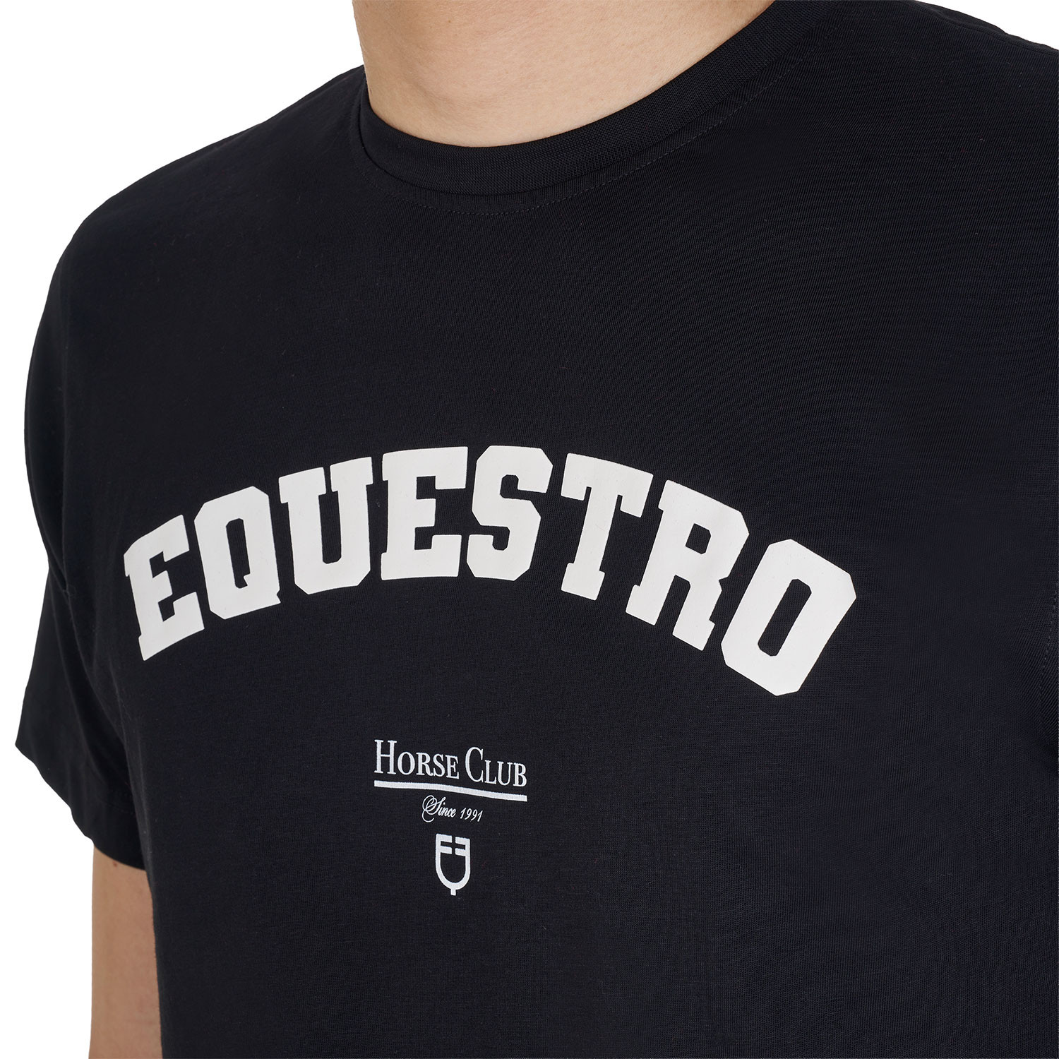 Horse Club Baumwoll-T-Shirt für Herren