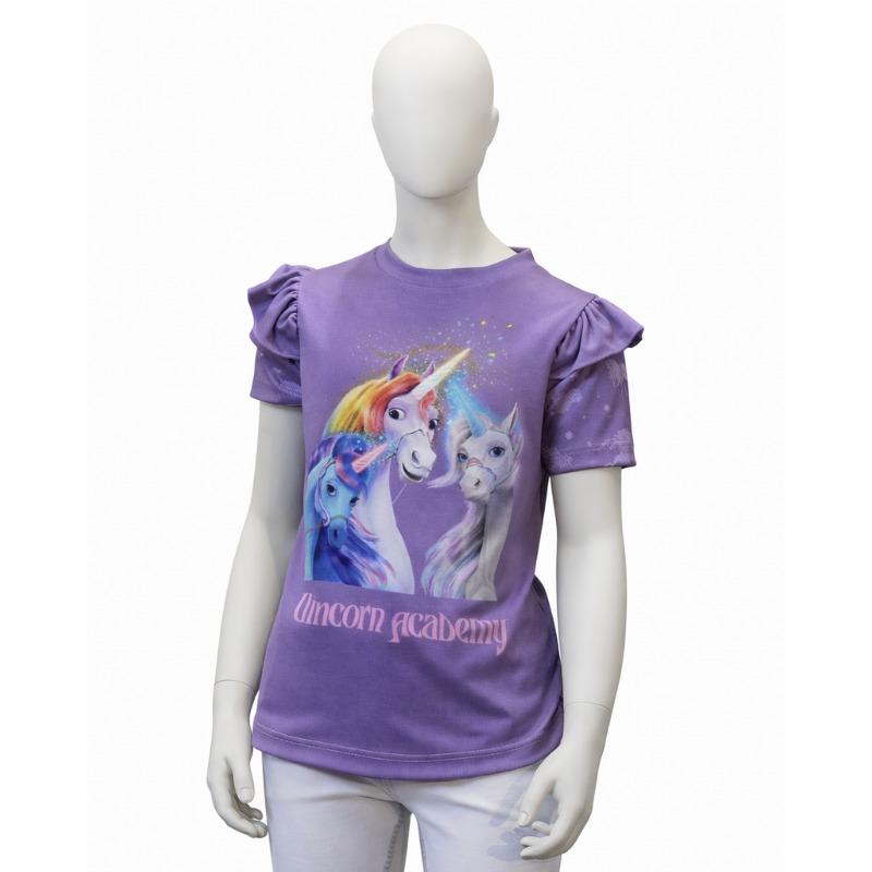 T-shirt Kids "Unicorn Academy"-wings