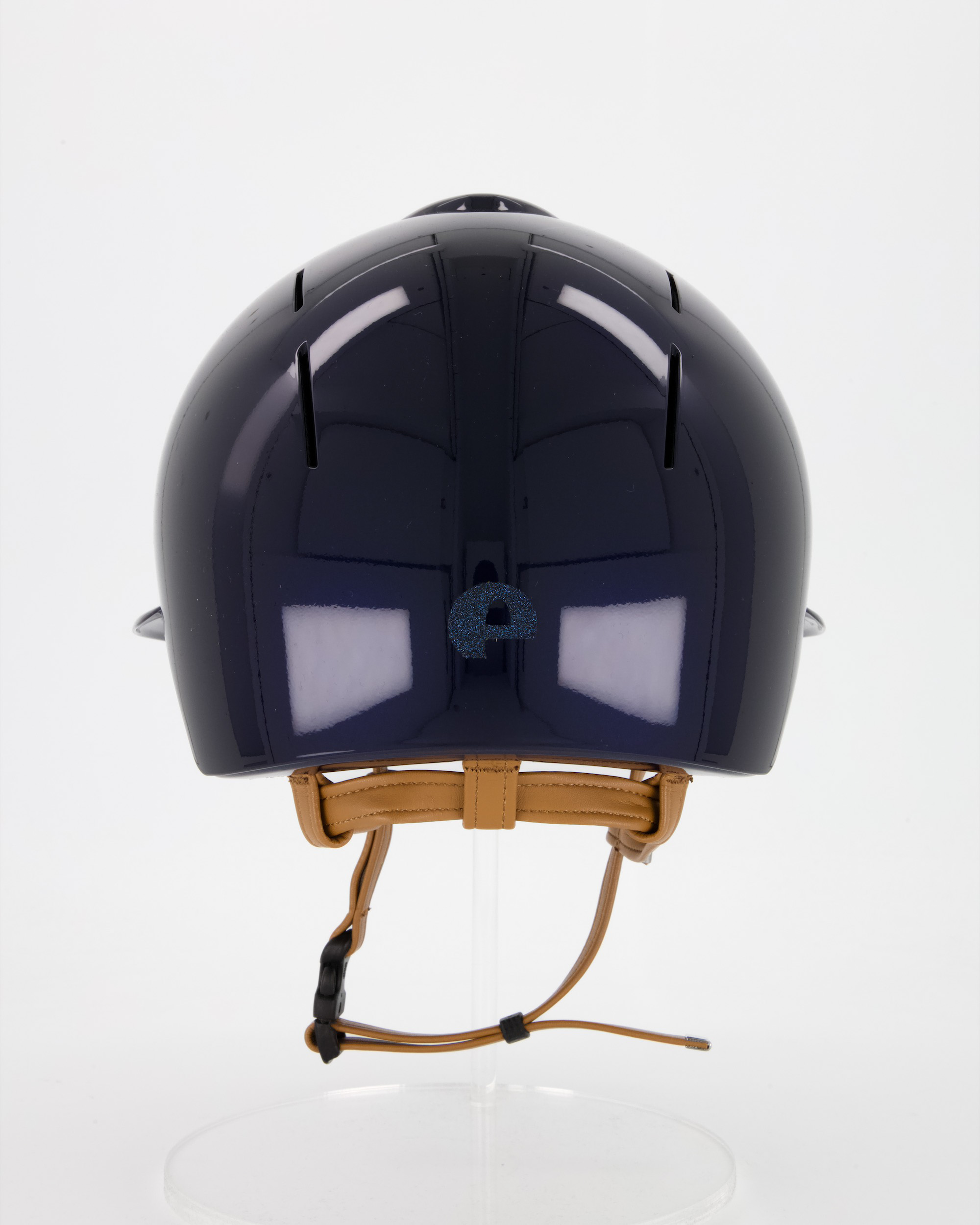 Reithelm Smart Nova Polish Polo Star mit beigen Kinnriemen