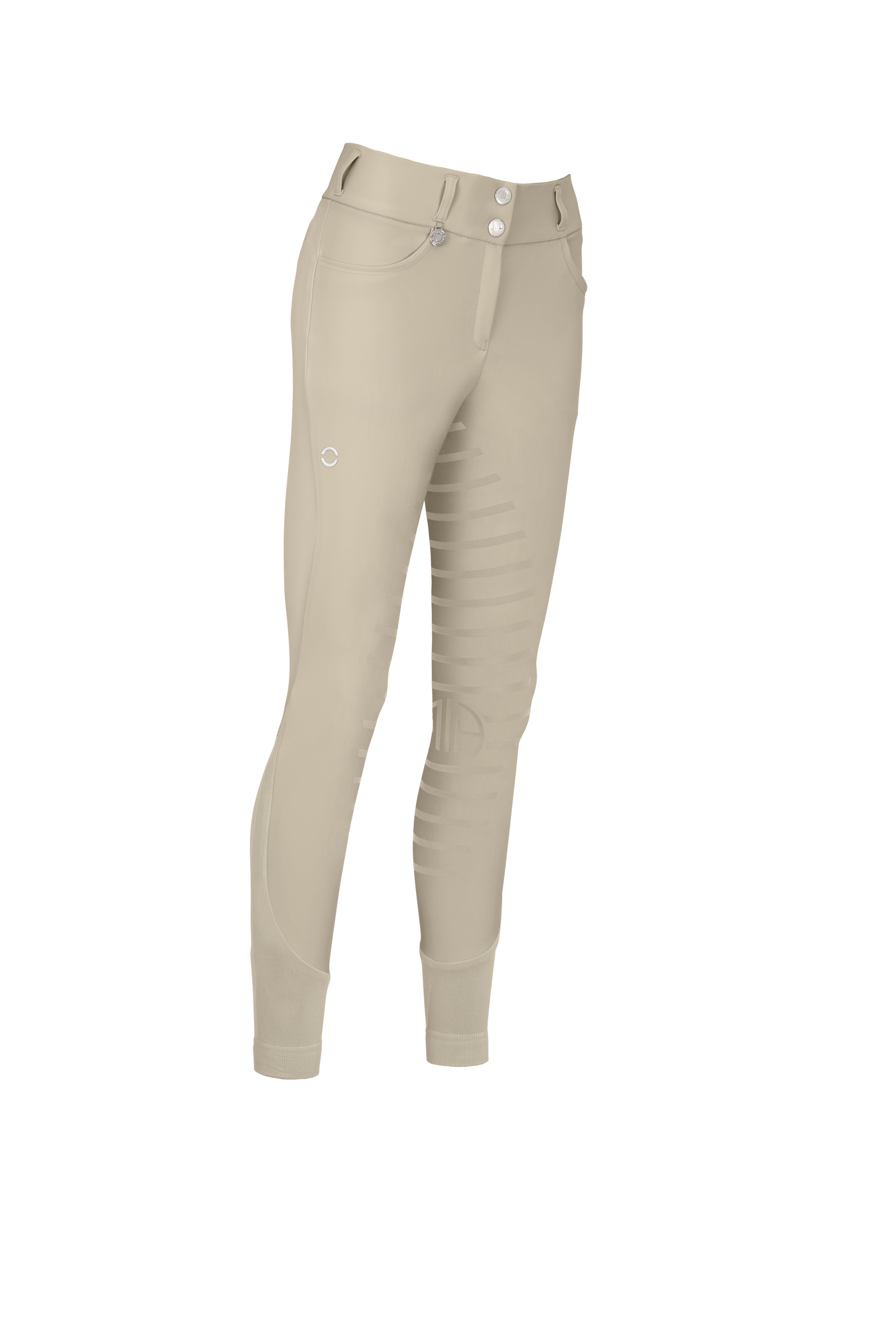 Reithose Damen Athleisure Romy II Vollgrip in pearl gray