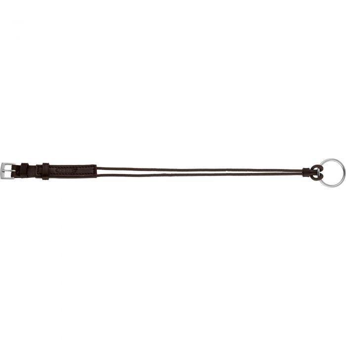 Backenstücke für Aufziehtrense Leder/Nylon Braun