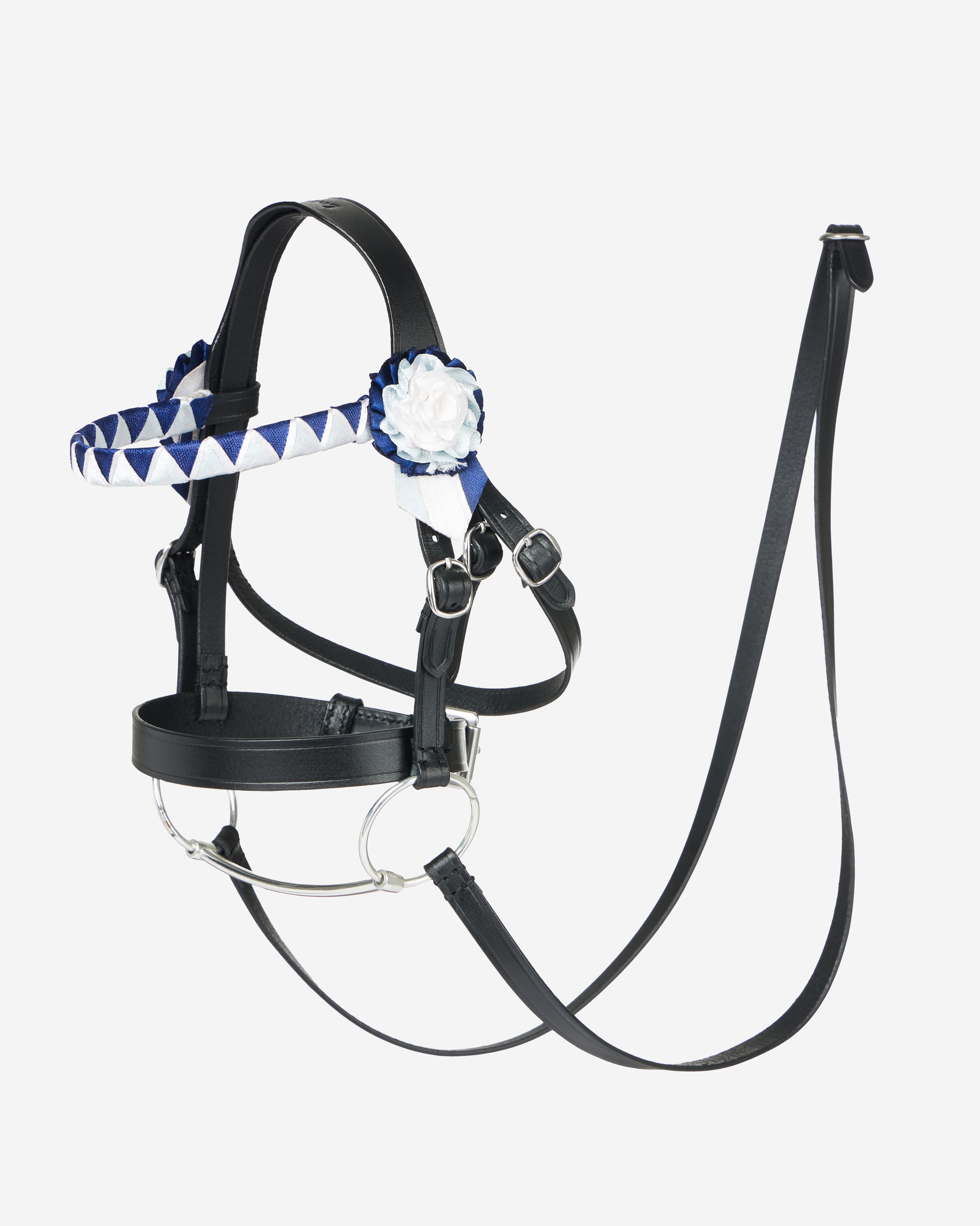Hobby Horse Show Snaffle in black