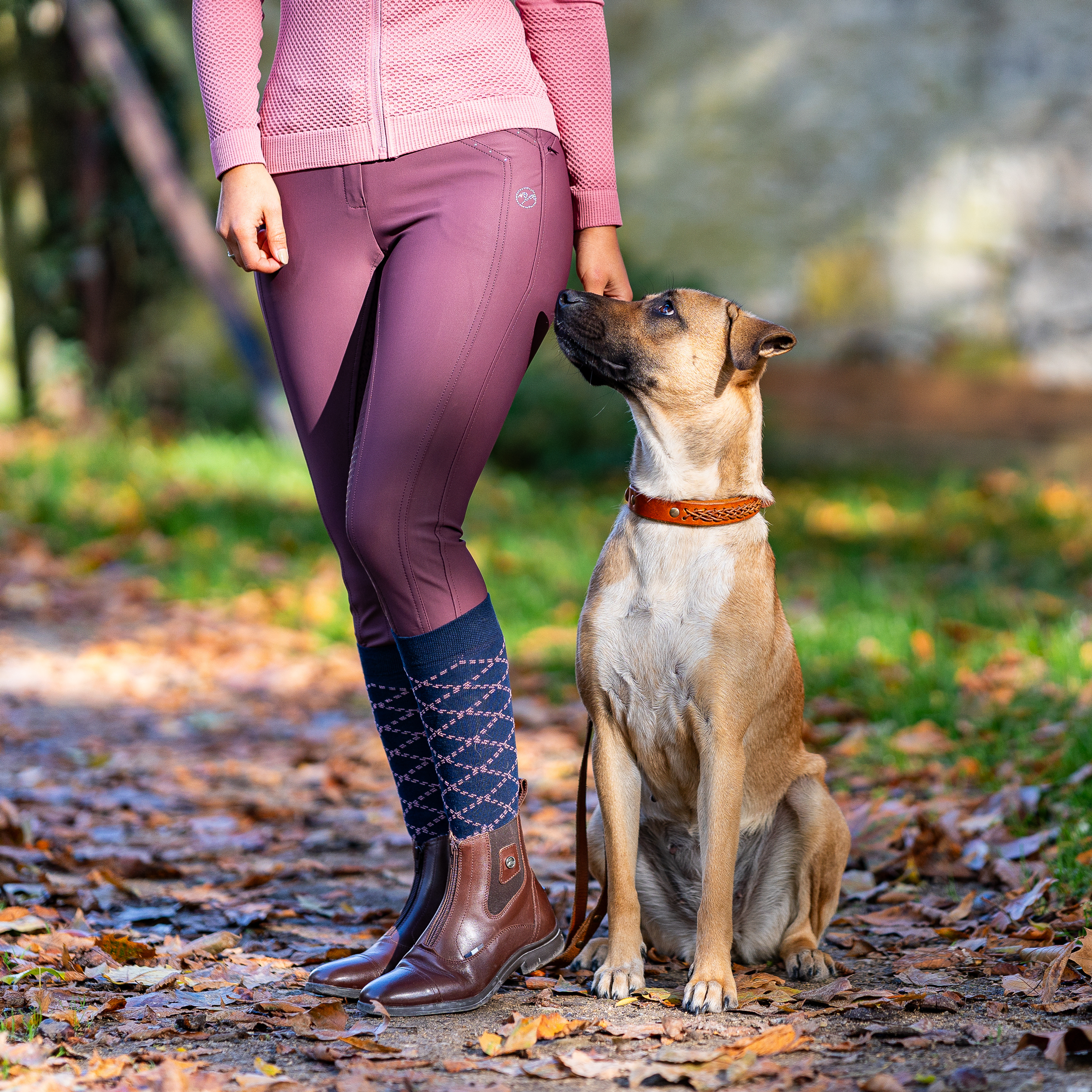 Pantalon d'équitation dame Zaya avec full grip