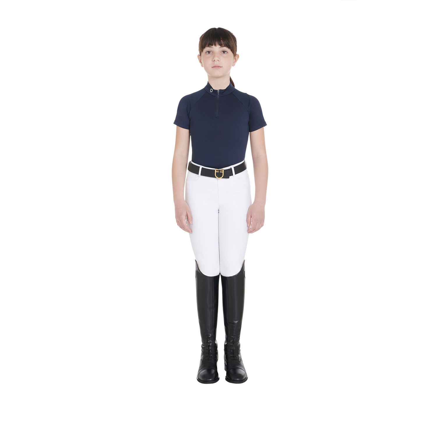 Schmales Kinder-Trainingspolo High Performance