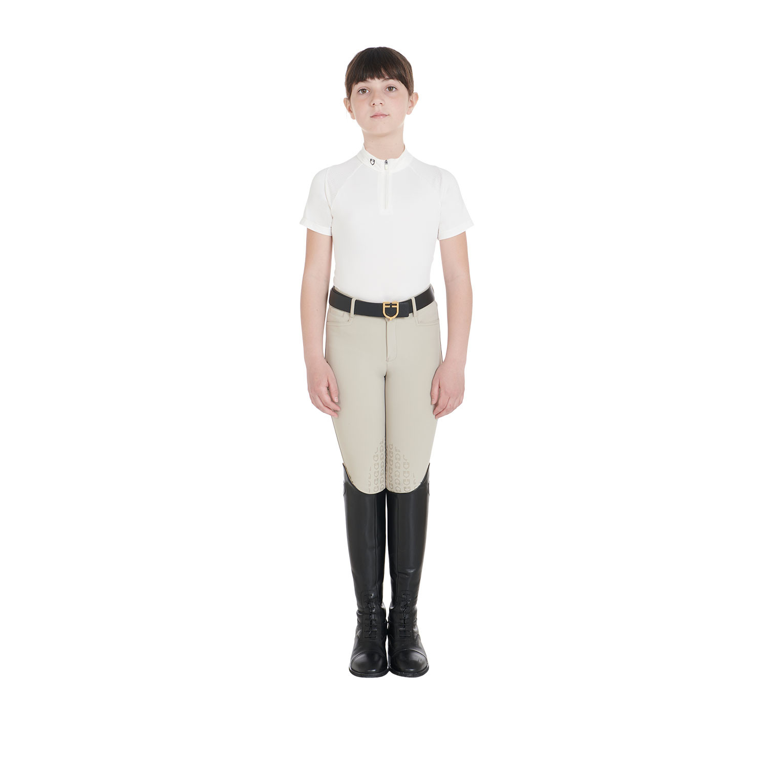 Schmales Kinder-Trainingspolo High Performance