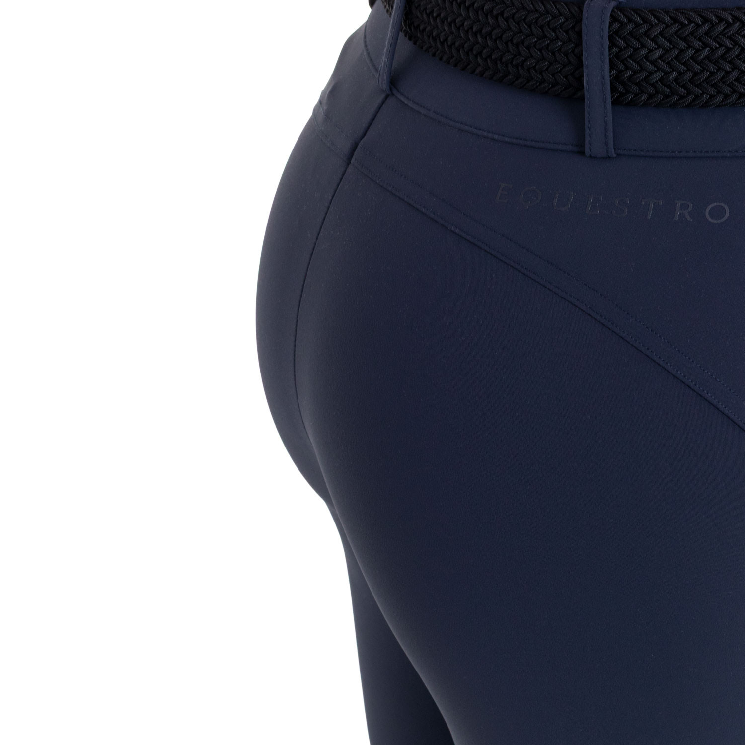 Damen-Reithose High-Waist mit Kniebesatz