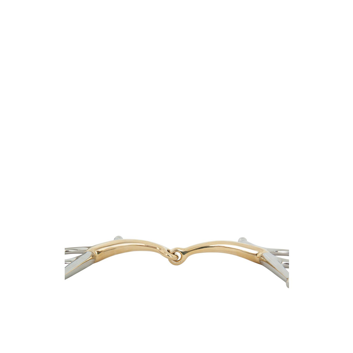 Knebeltrense einfach gebrochen Soft Contact 14 mm Shanks 165 mm