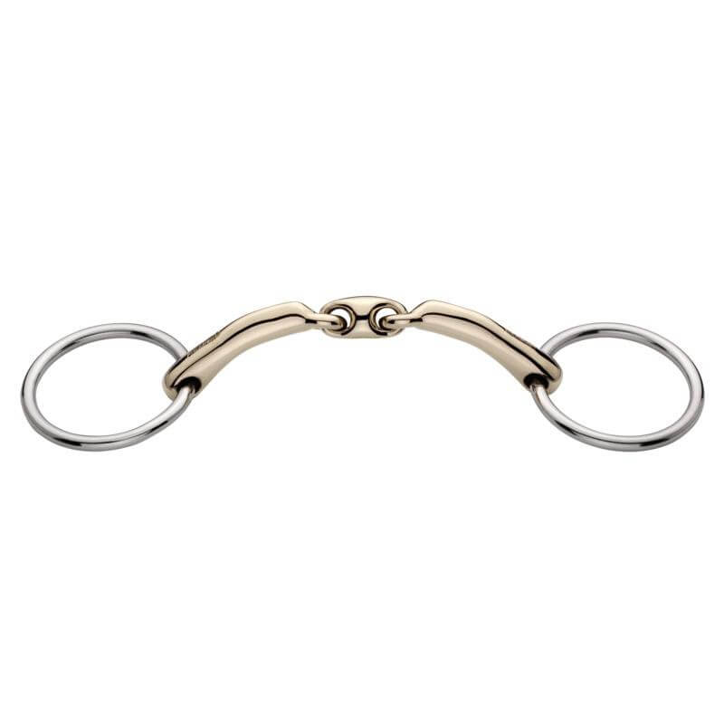 Novocontact Sensogan snaffle bit, double broken, 12 mm