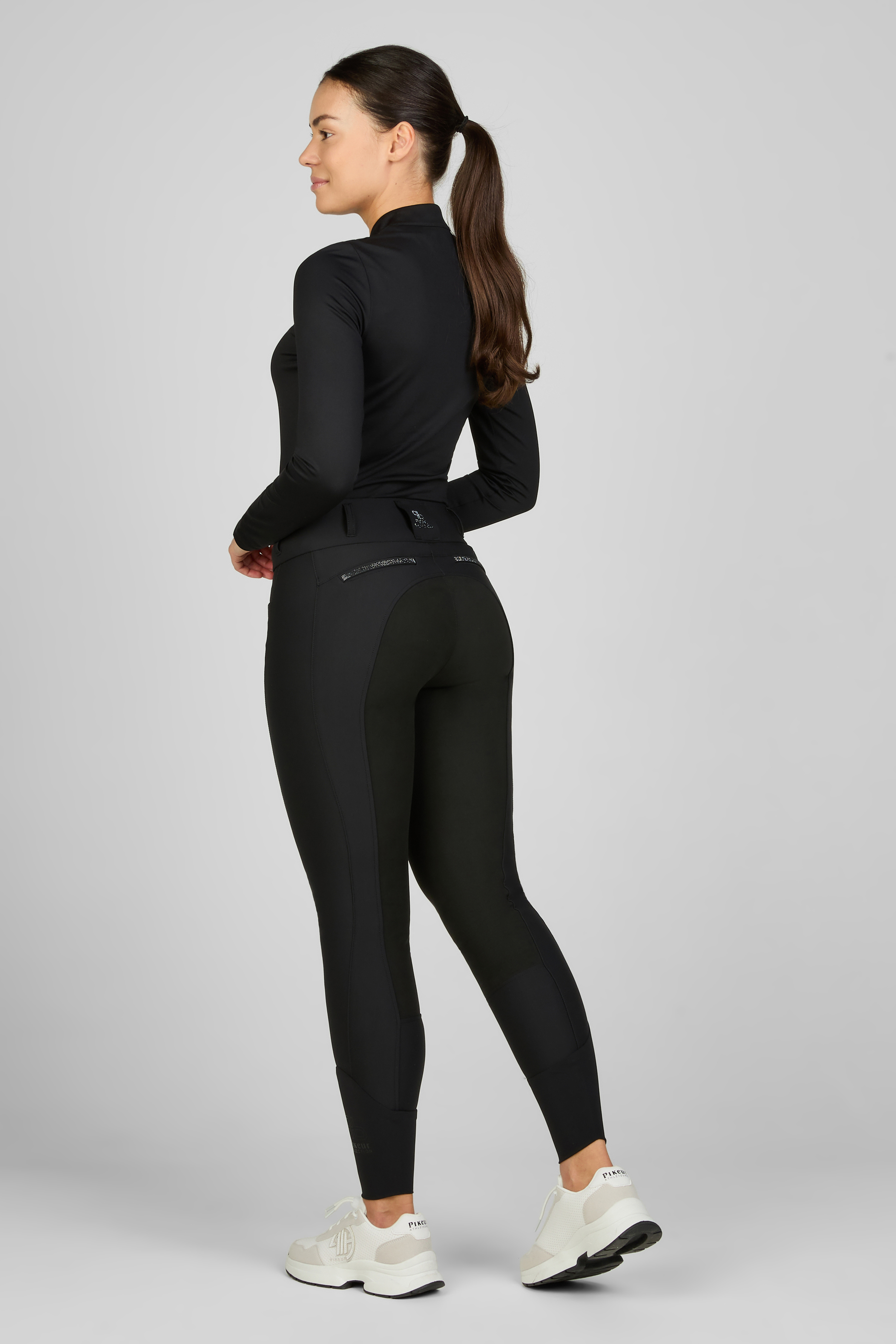 Riding breeches ladies Laure artificial leather full seat Riding breeches ladies Laure artificial leather full seat
