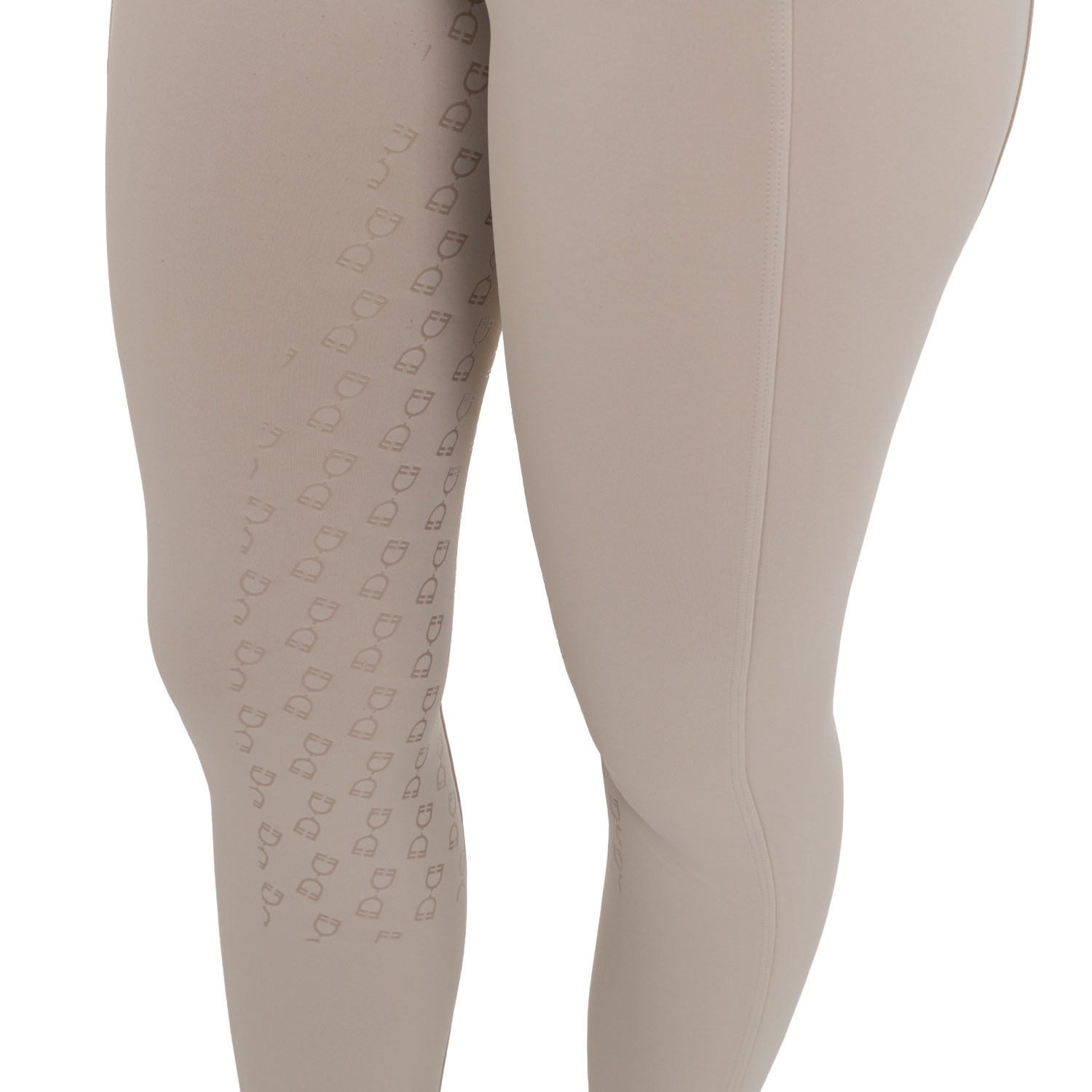 Damen-Leggings mit hohem Bund und Gürtelschlaufen
