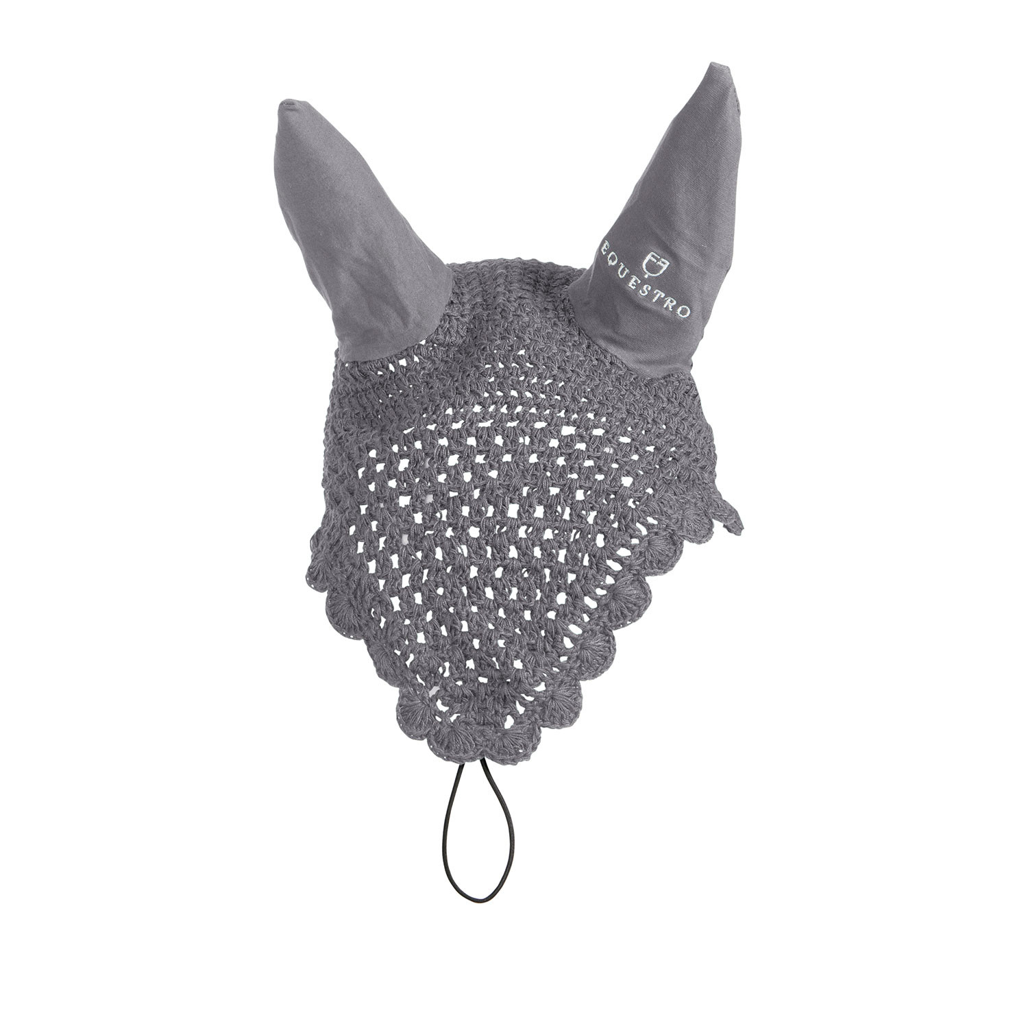 Gestrickte Fliegenhaube mit elastischem Stirnriemen