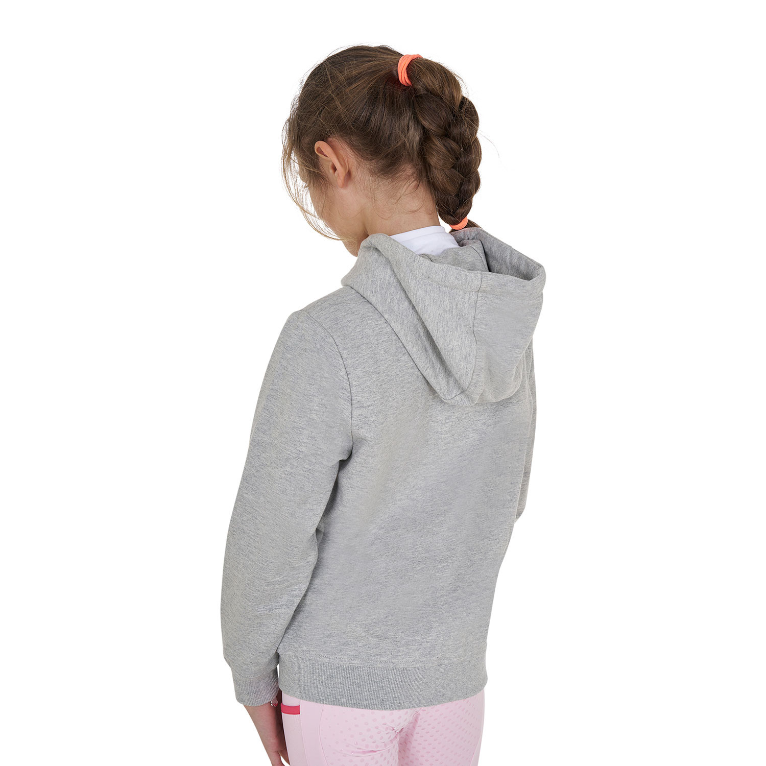 Kinder-Hoodie mit Reißverschluss und Schwamm-Schriftzug
