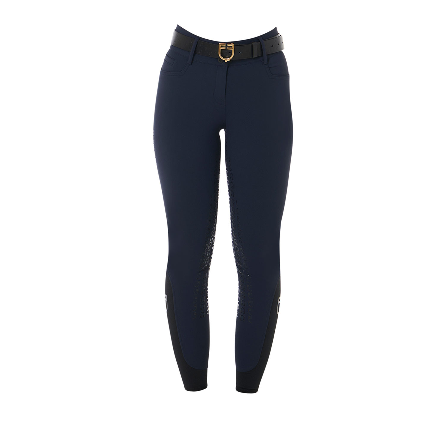 Damen-Reithose High Waist mit Vollbesatz