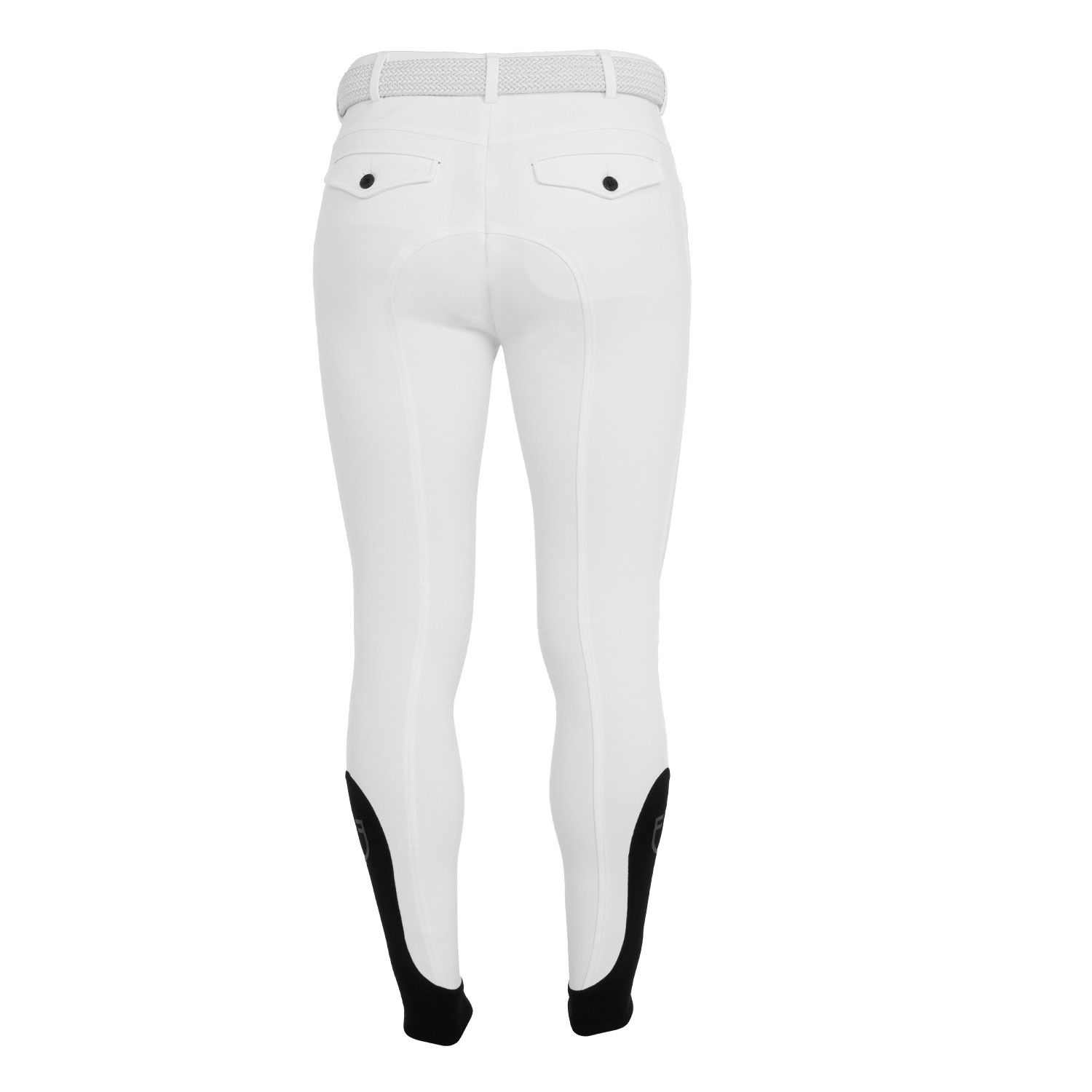 Herren-Reithose Slim Fit mit Kniebesatz