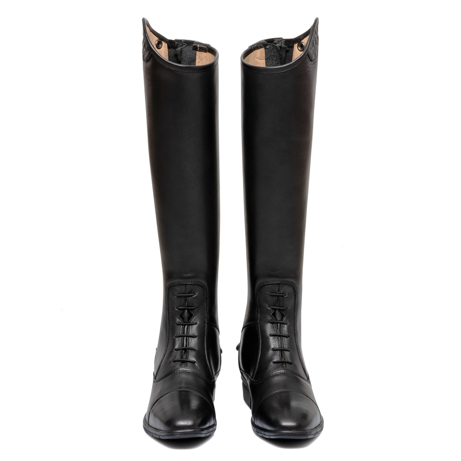 Unisex-Stiefel mit Schnürung und Multilogo-Einsatz