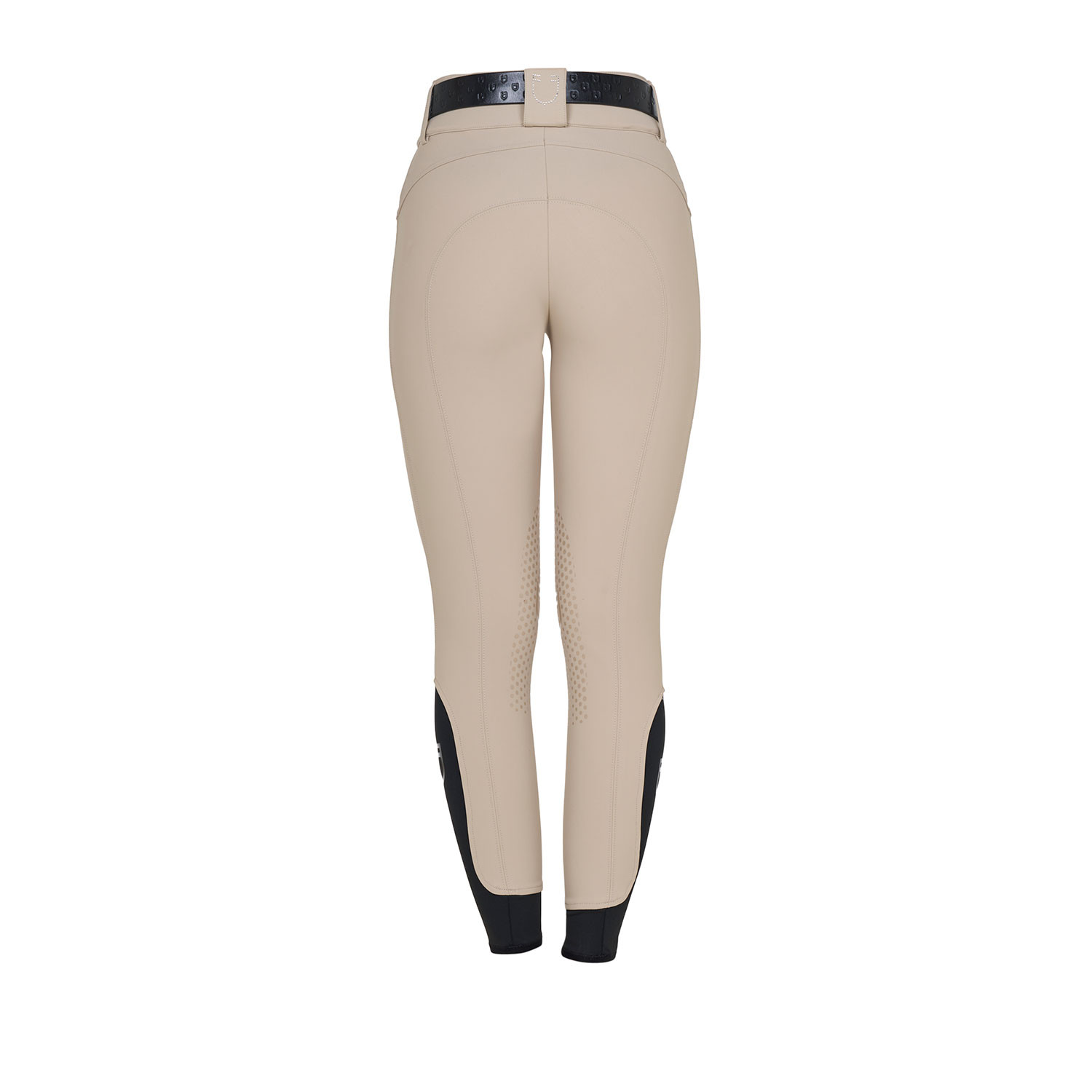 Damen-Reithose High Waist mit Strass-Logo