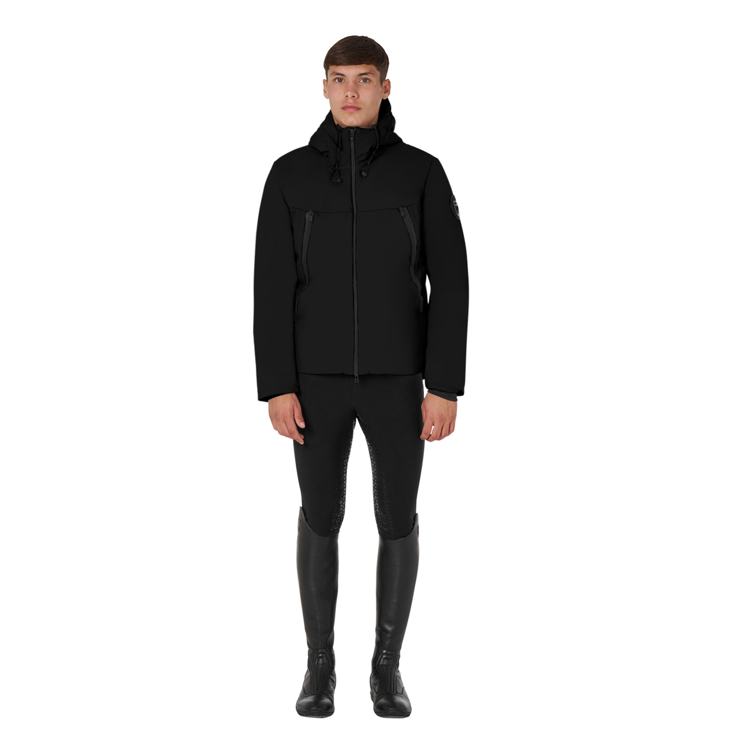 Wasser- und winddichte Herrenjacke aus Nylon