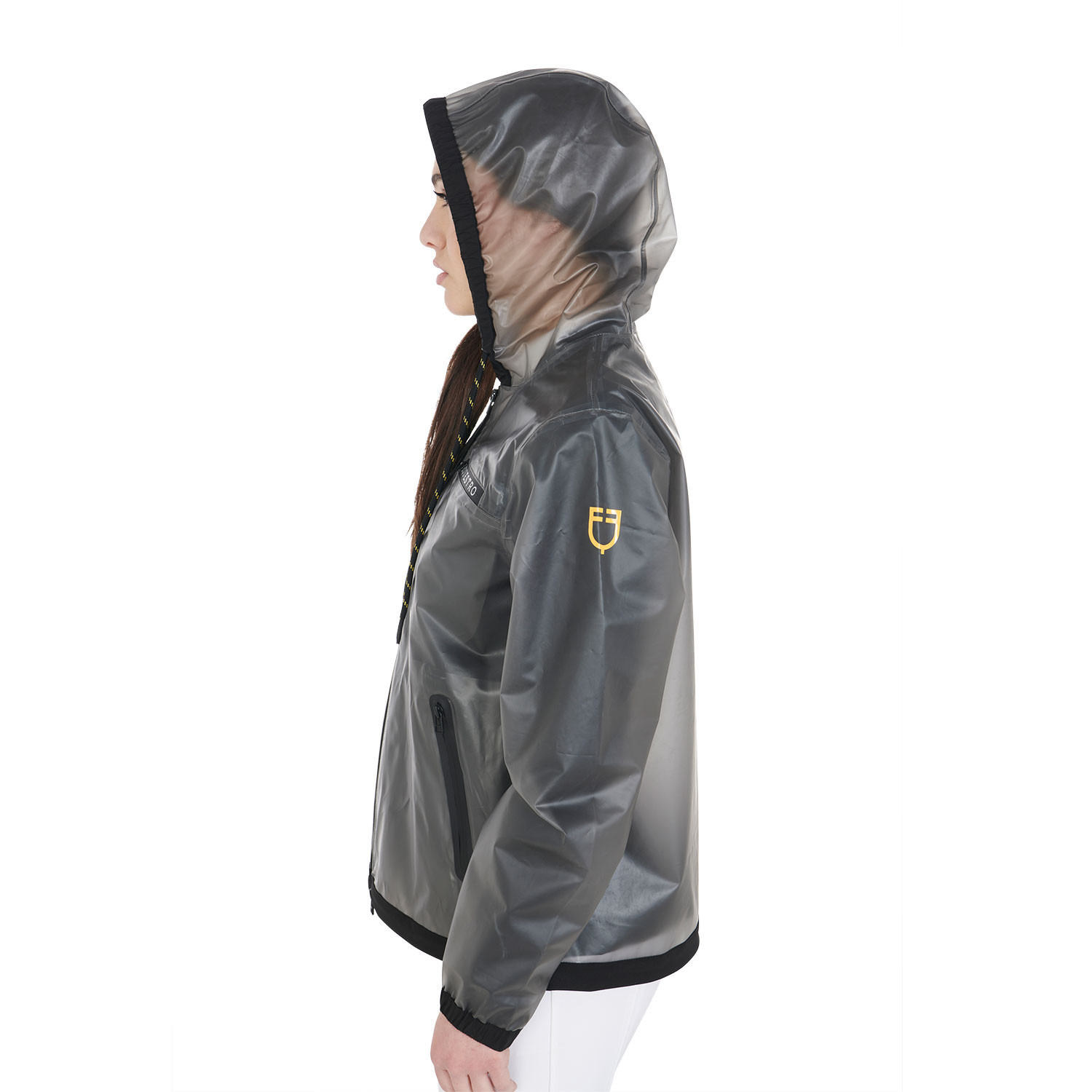 Transparente Damen-Funktions-Regenjacke