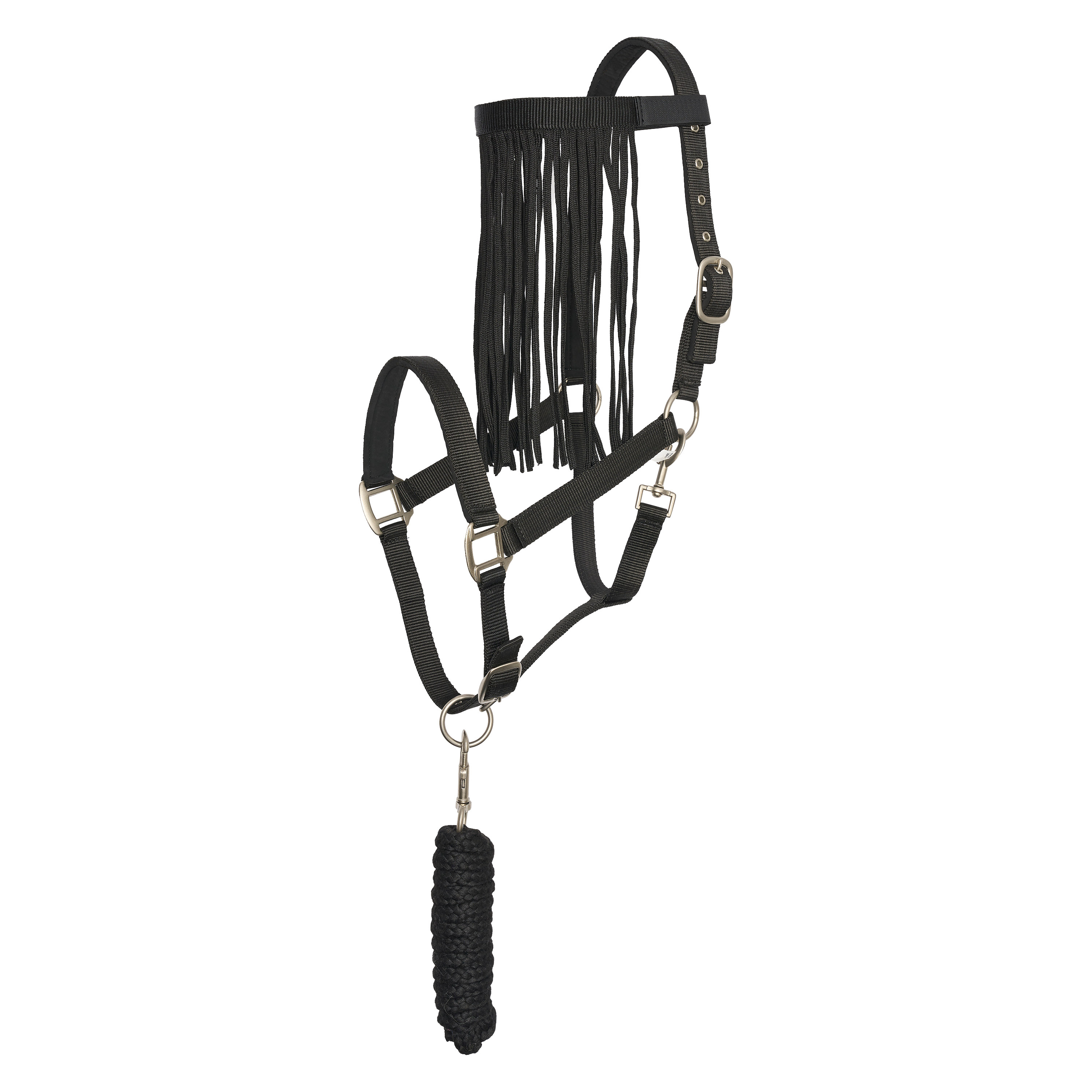 Halfter Nylon mit Anbindestrick und Fliegenfransen