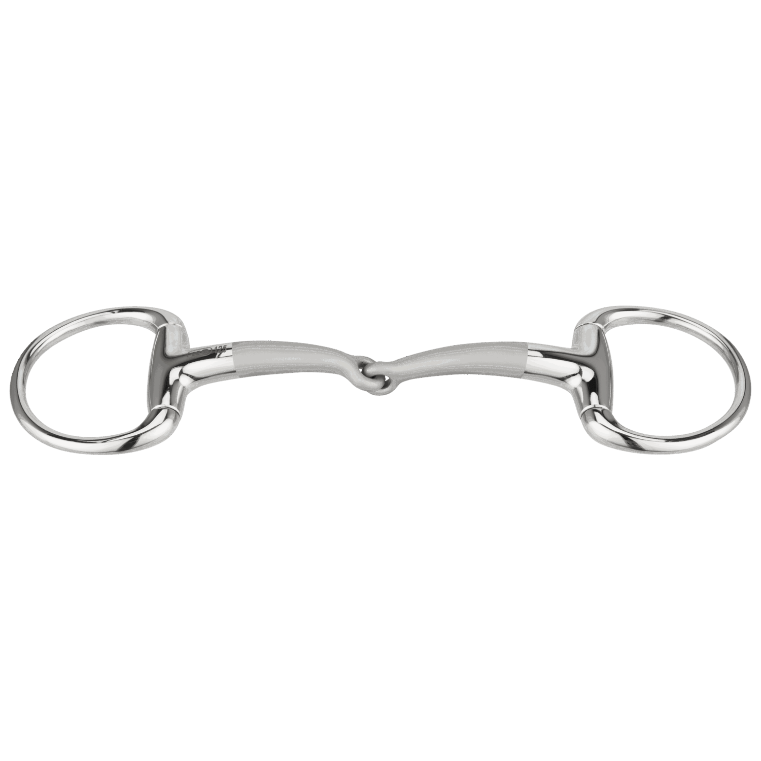 SATINOX Olivenkopf Unterlegtrense 14 mm einfach gebrochen - Edelstahl rostfrei