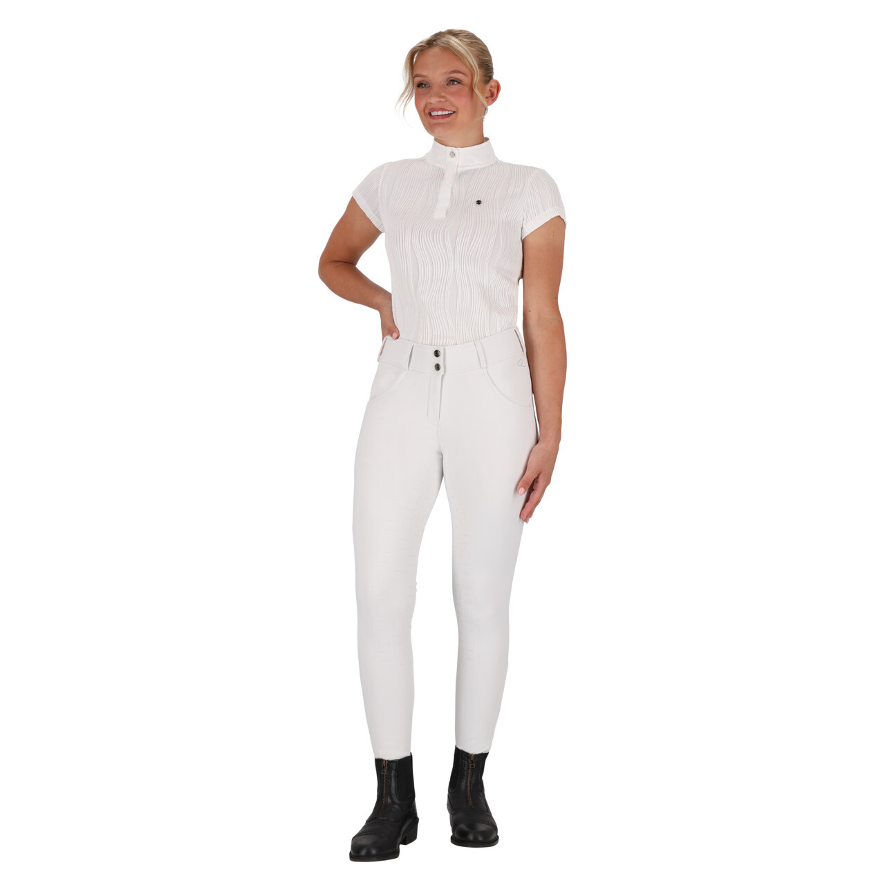 Turniershirt Kynlee in weiß