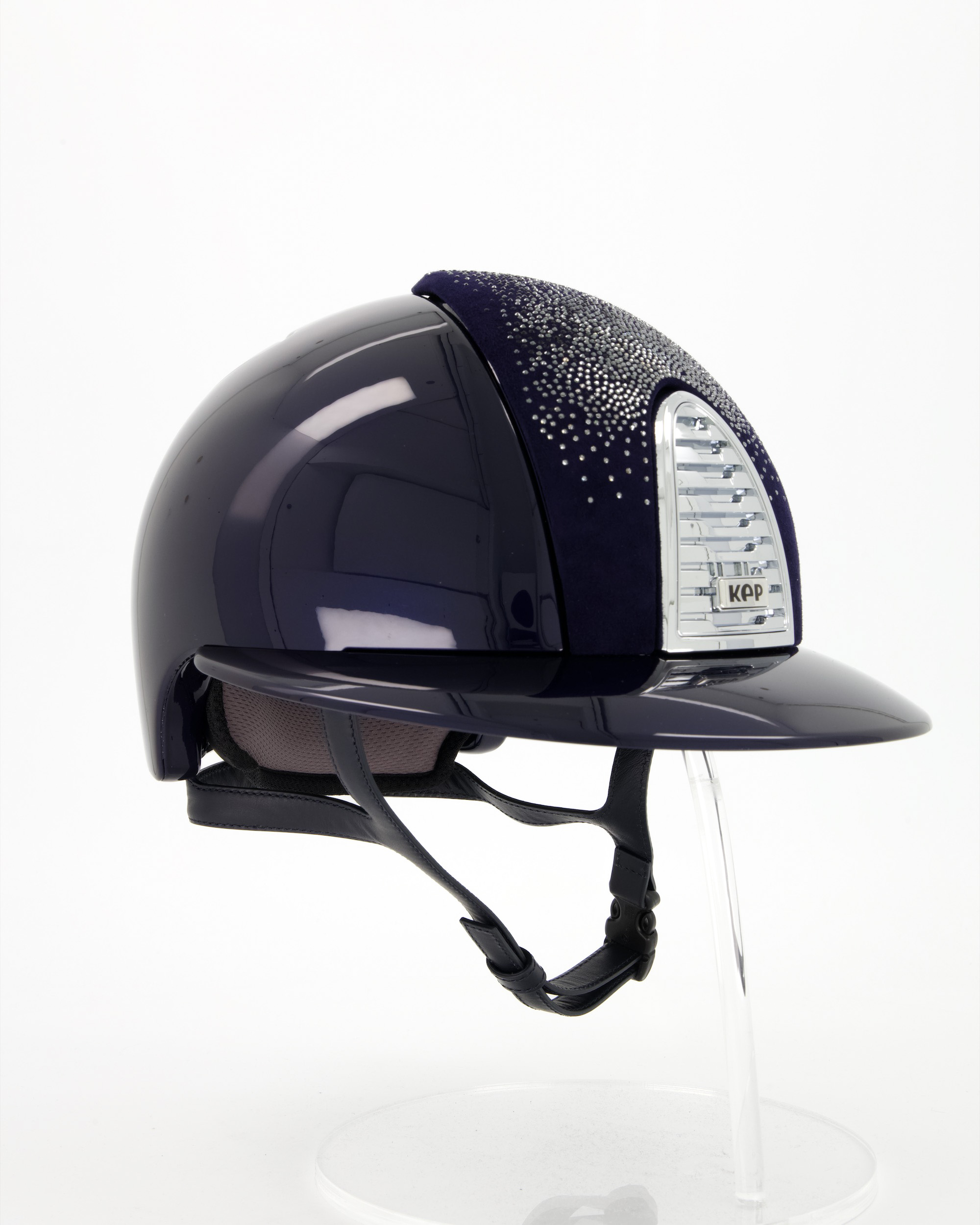 Reithelm Cromo 2.0 Polish Polo Suede Blue Silver in blau