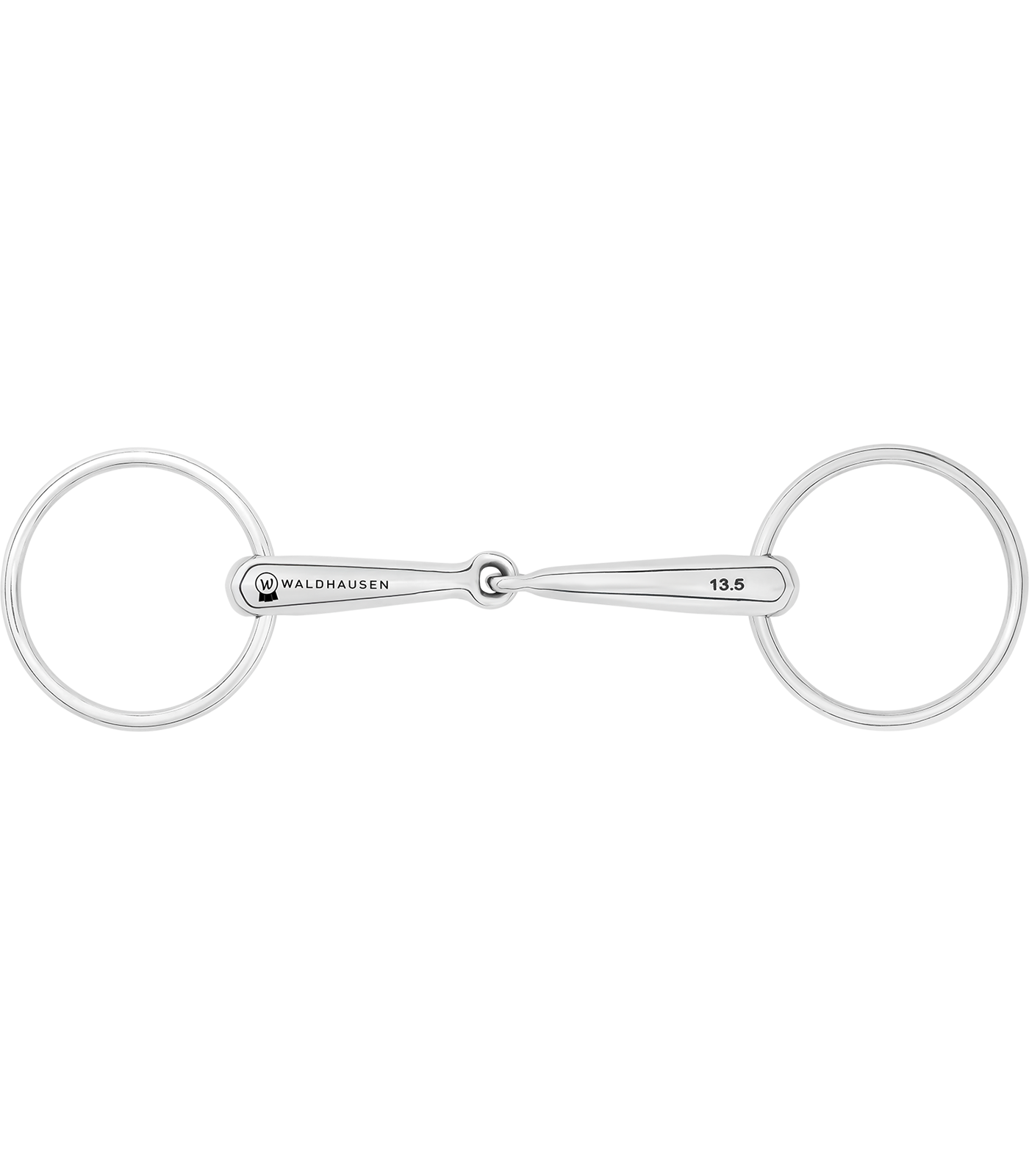 Mors de filet creux pour poney, brisure simple