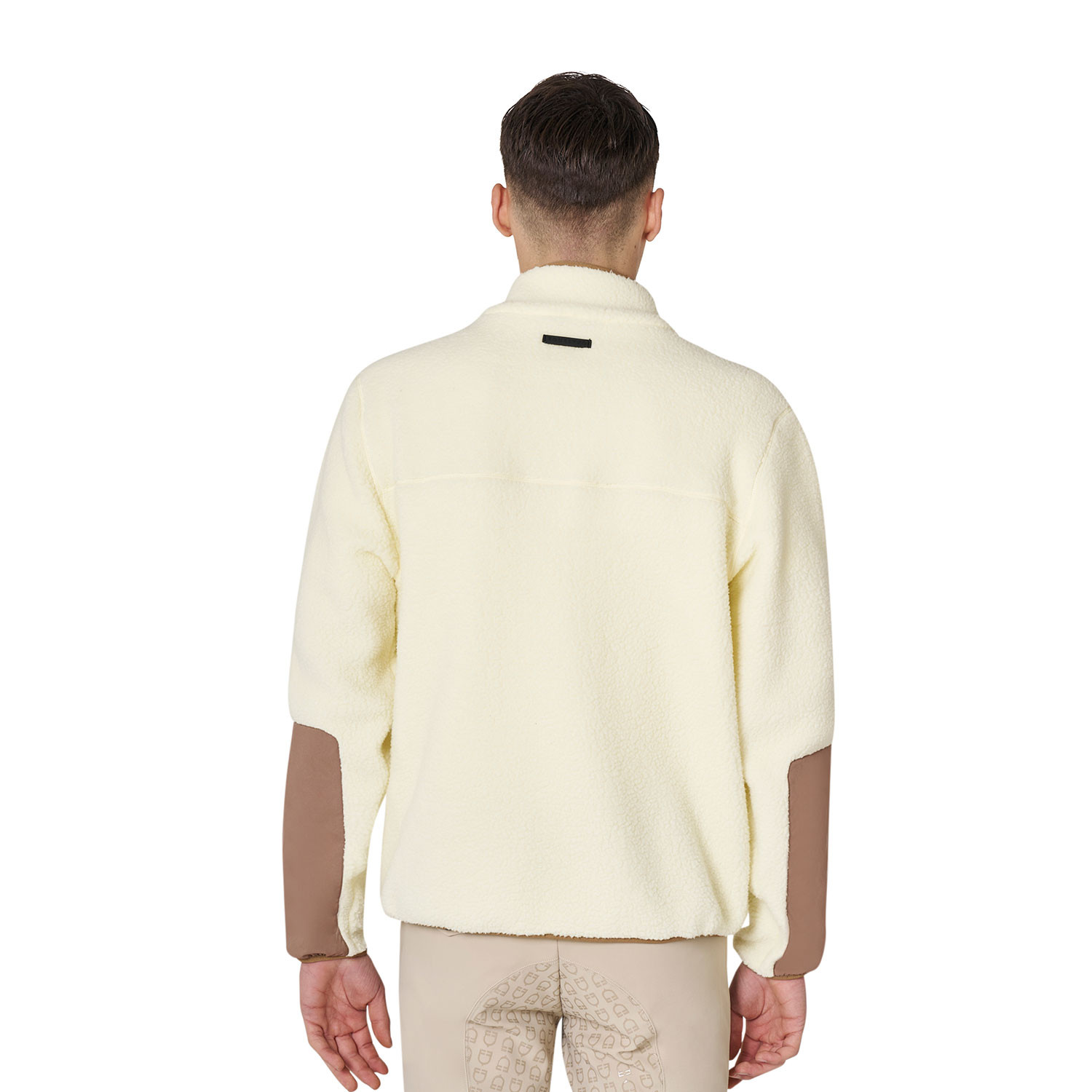 Teddy-Fleece-Sweatshirt für Herren mit Fronttasche