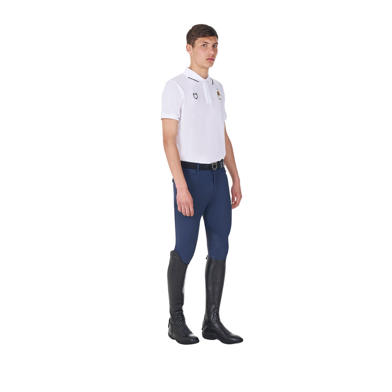 Herren-Trainingspolo mit drei Knöpfen X FISE