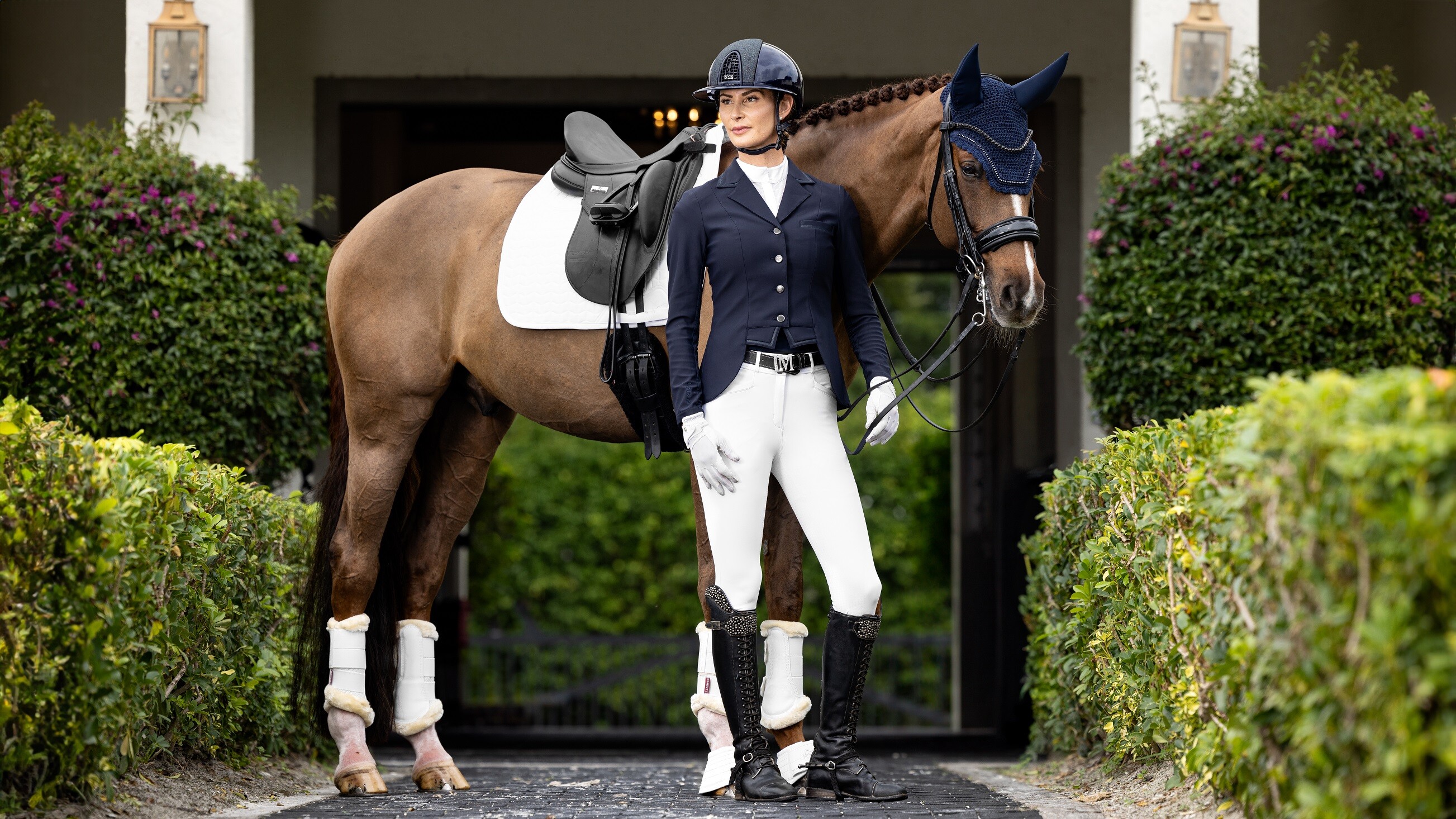 Prosorb dressuurzadeldek met 2 inlegzakken