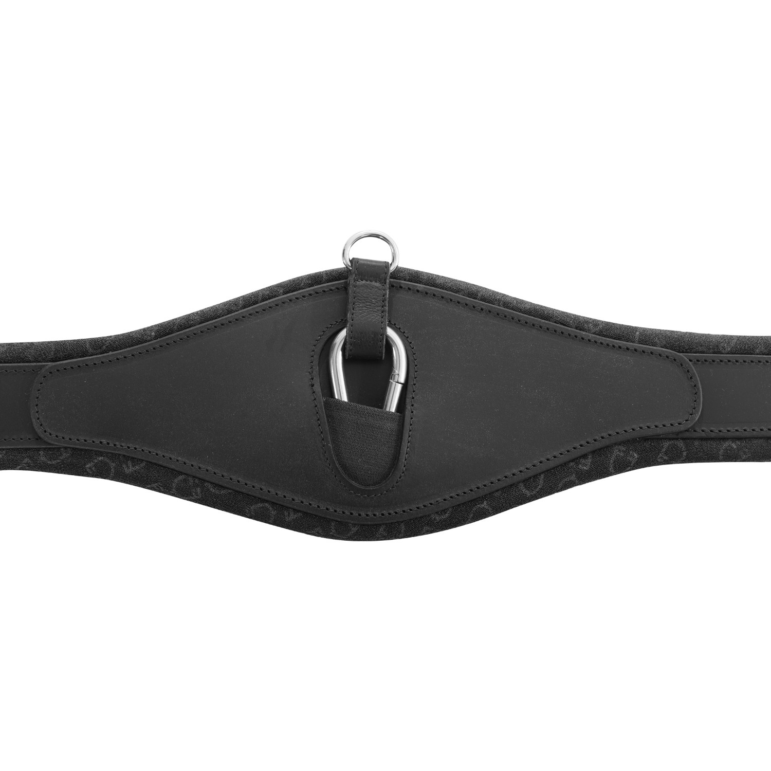 Anatomischer Springsattelgurt aus Leder