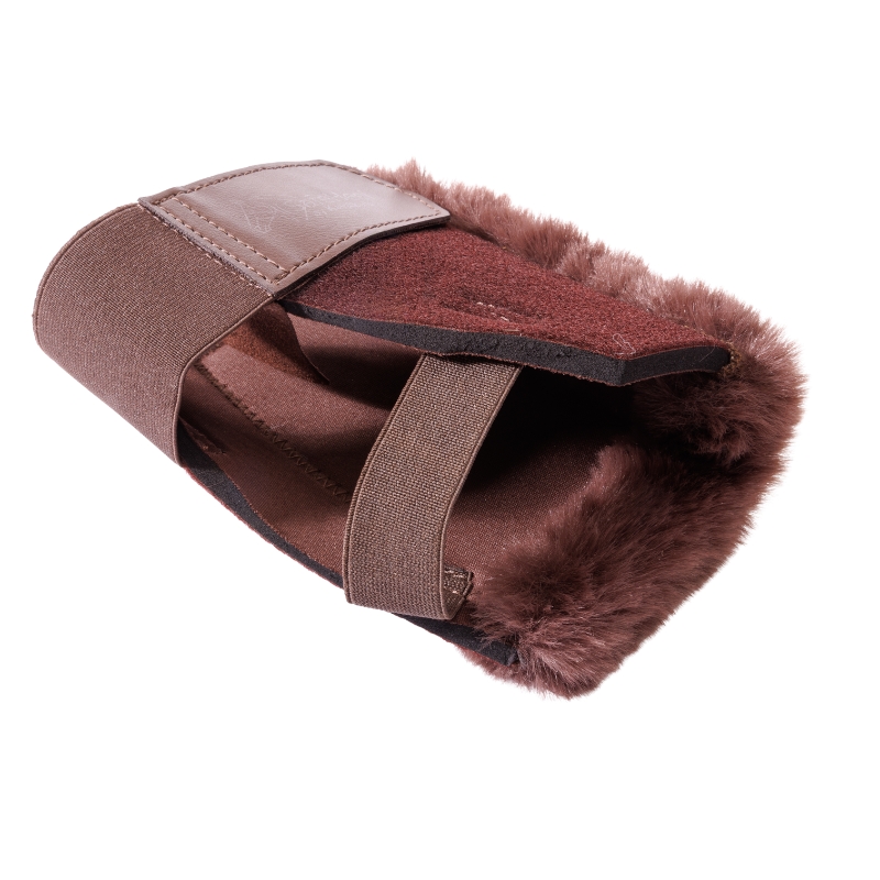 Protection d'éperons "SafeHeel" - fausse fourrure