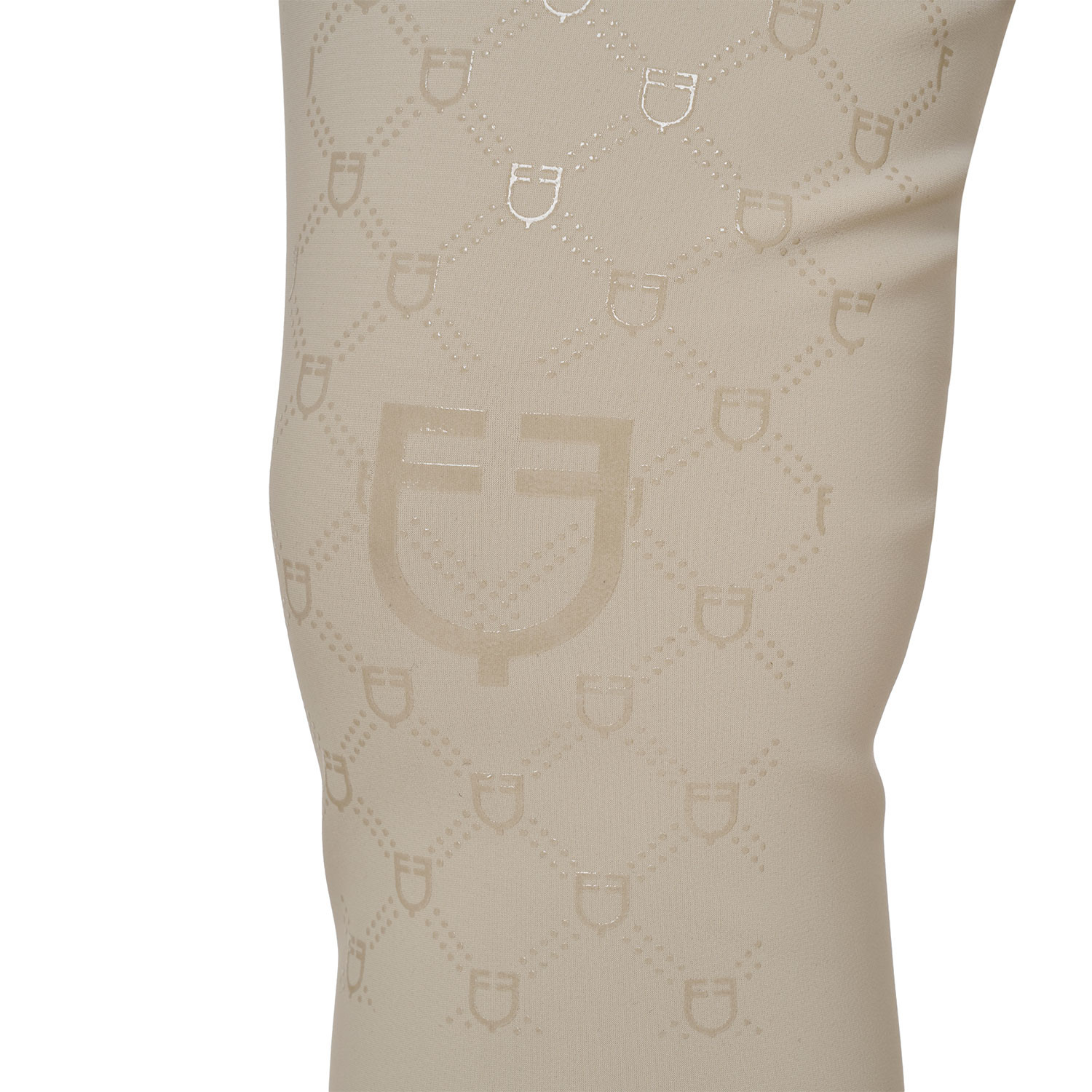 Damen-Reithose mit hohem Bund und Monogramm