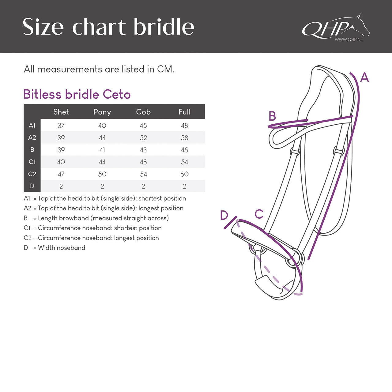 Snaffle bitless Ceto