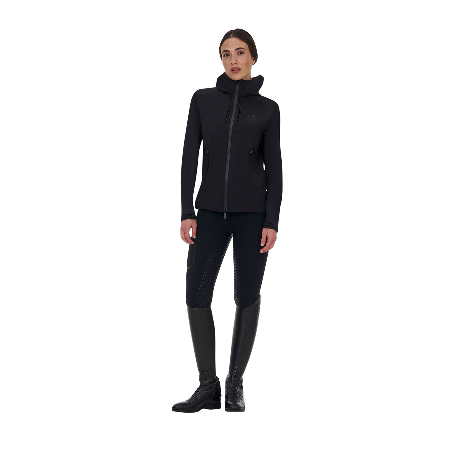 Wasserdichte Damen-Softshelljacke mit Reißverschluss