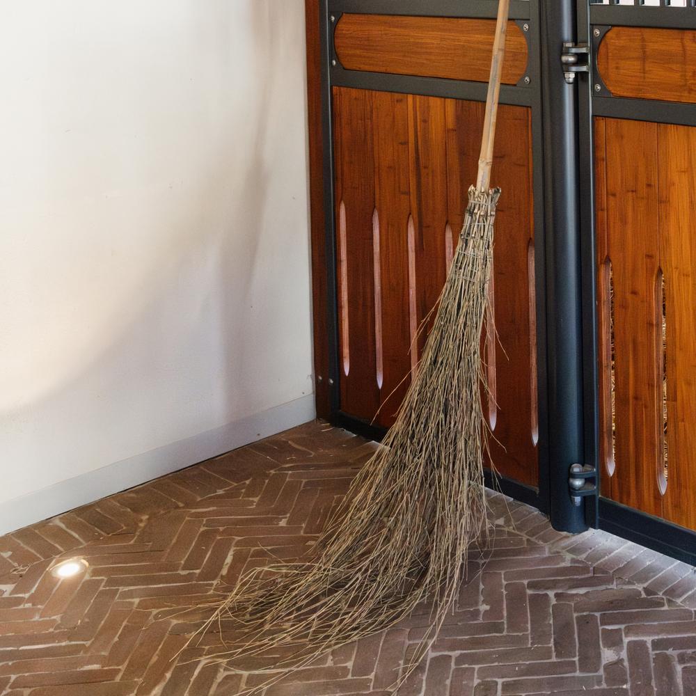 Bamboo broom