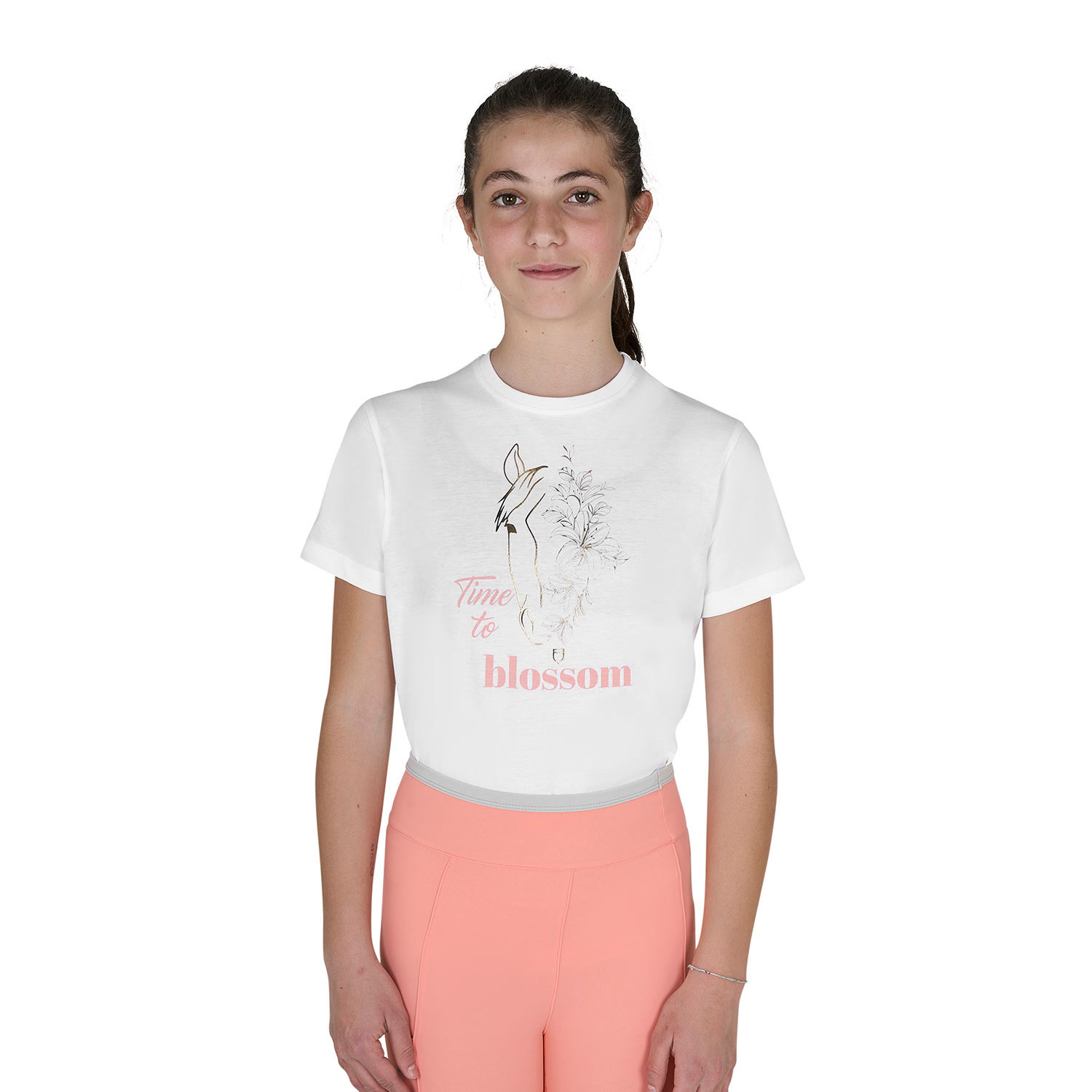 Baumwoll-T-Shirt Time to Blossom für Mädchen