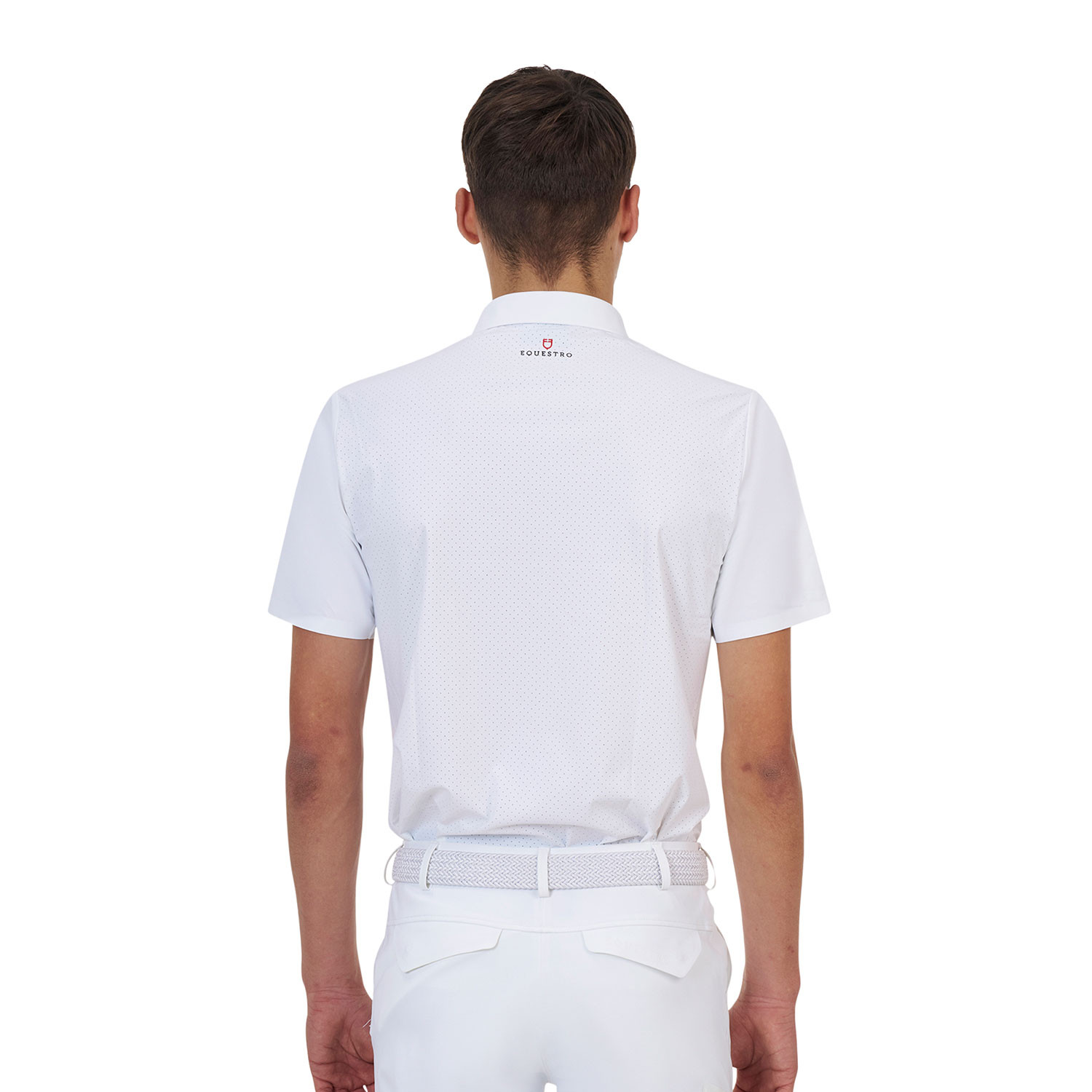 Herren-Turnierpoloshirt mit kurzen Ärmeln und Knöpfen