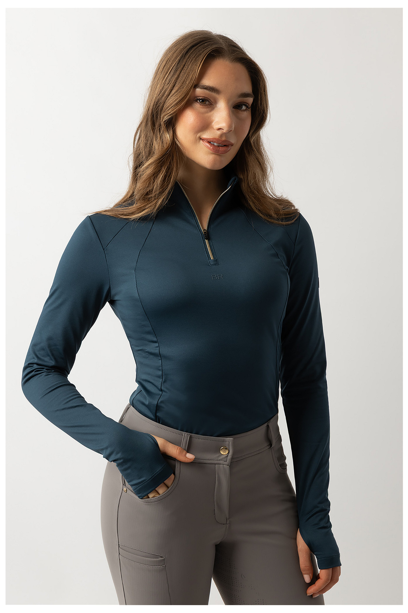Half Zip-Up Pullover Lieke Ladies