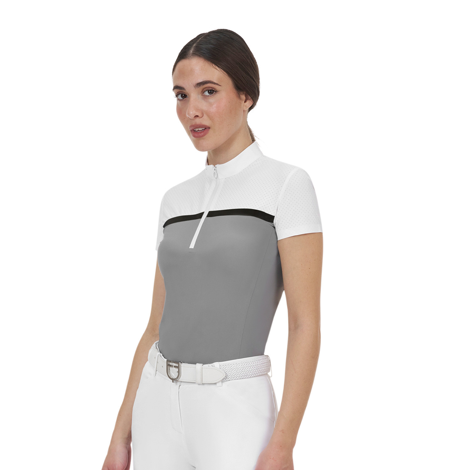 Ridertechnology Turnier-Polo-Shirt aus perforiertem Material