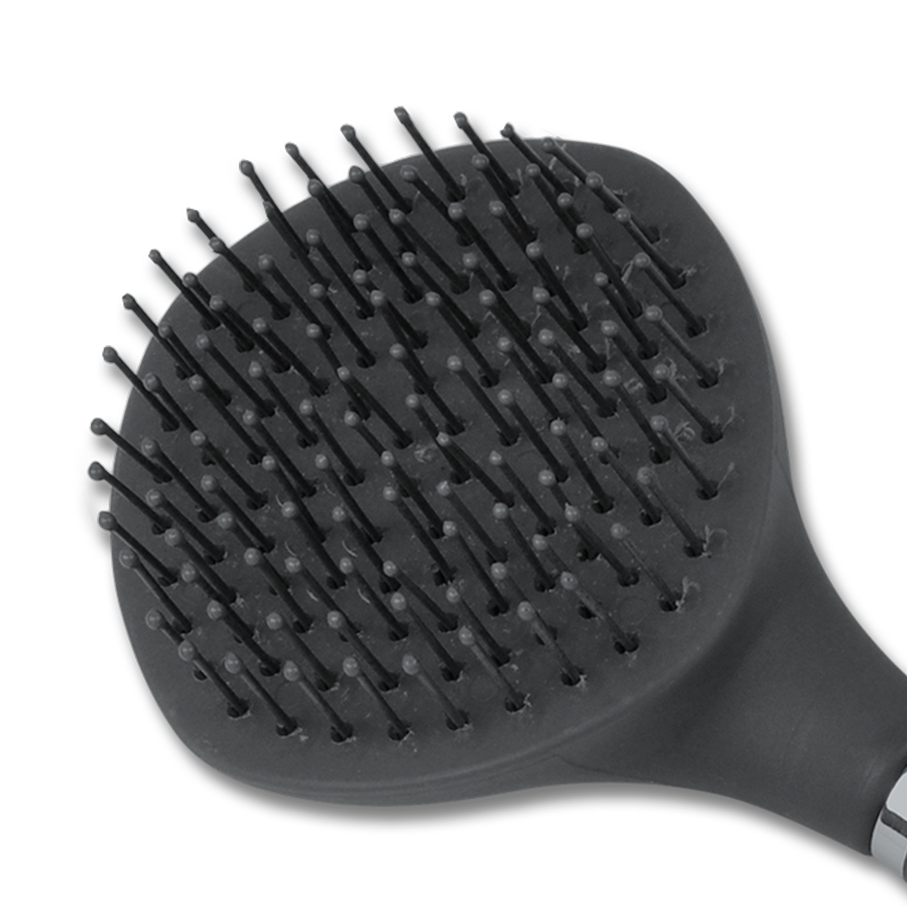 Long hair brush with gel handle Long hair brush with gel handle