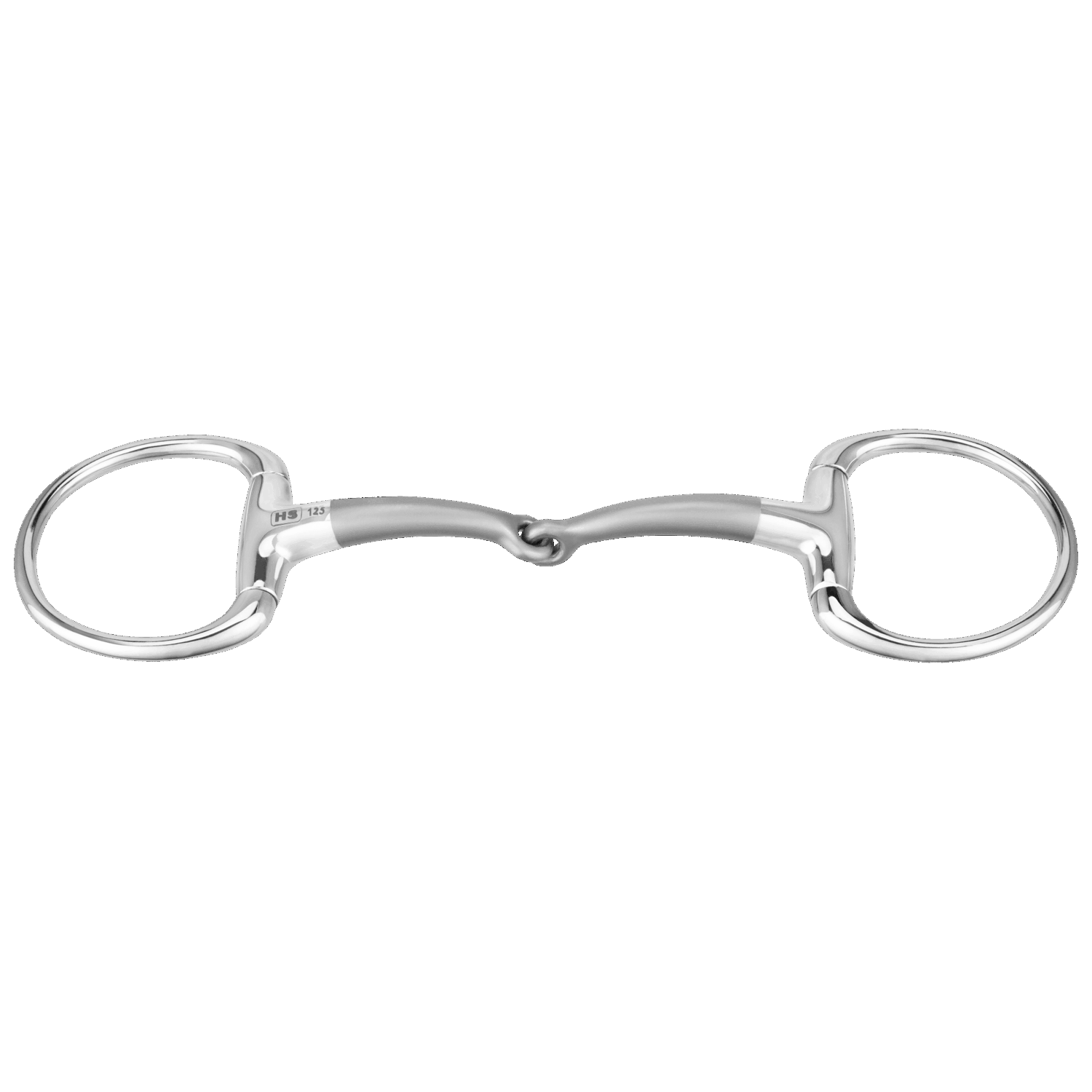 SATINOX Olive head snaffle 14 mm single broken - stainless steel