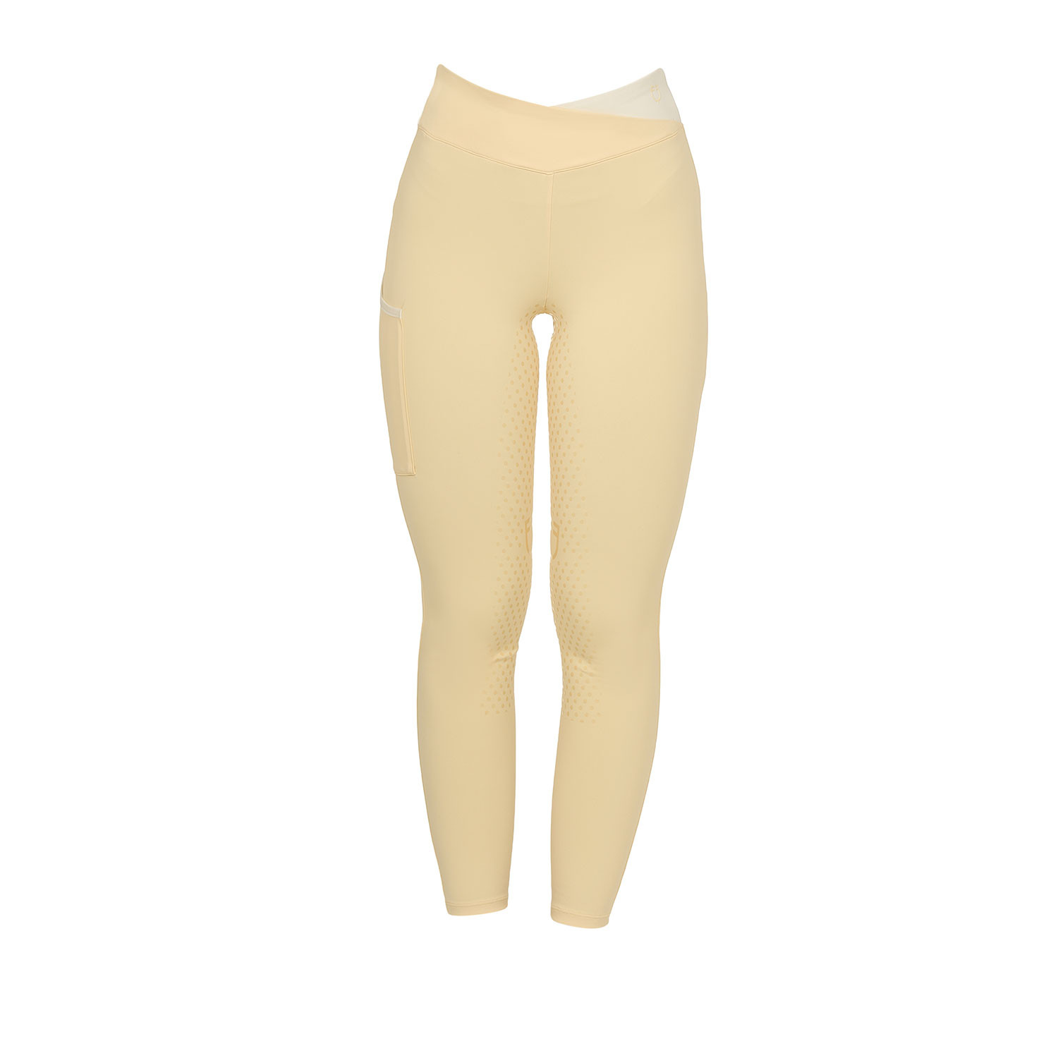 Zweifarbige Damen-Leggings mit Vollbesatz