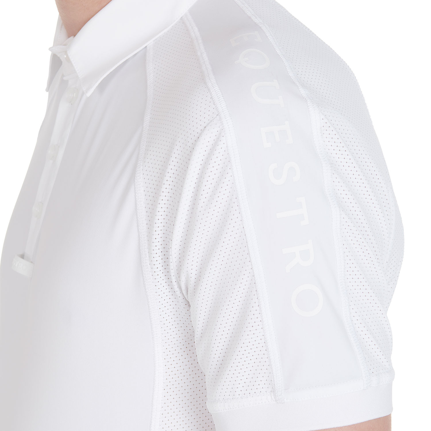 Schmal geschnittenes Turnier-Poloshirt für Herren mit vier Knöpfen