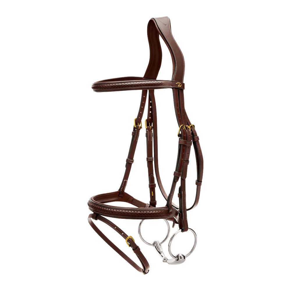 Geflochtene Trense mit kombiniertem Reithalfter DY | Dy'on