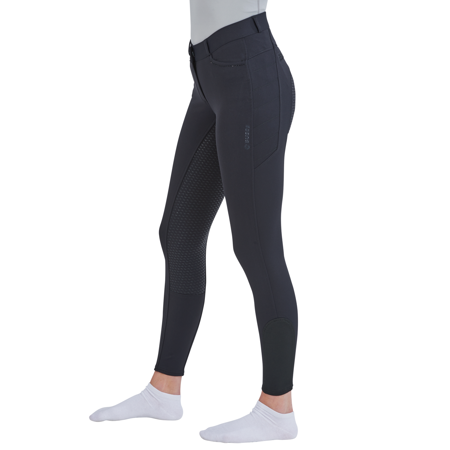 Reithose Damen Senja Winter mit Vollgrip