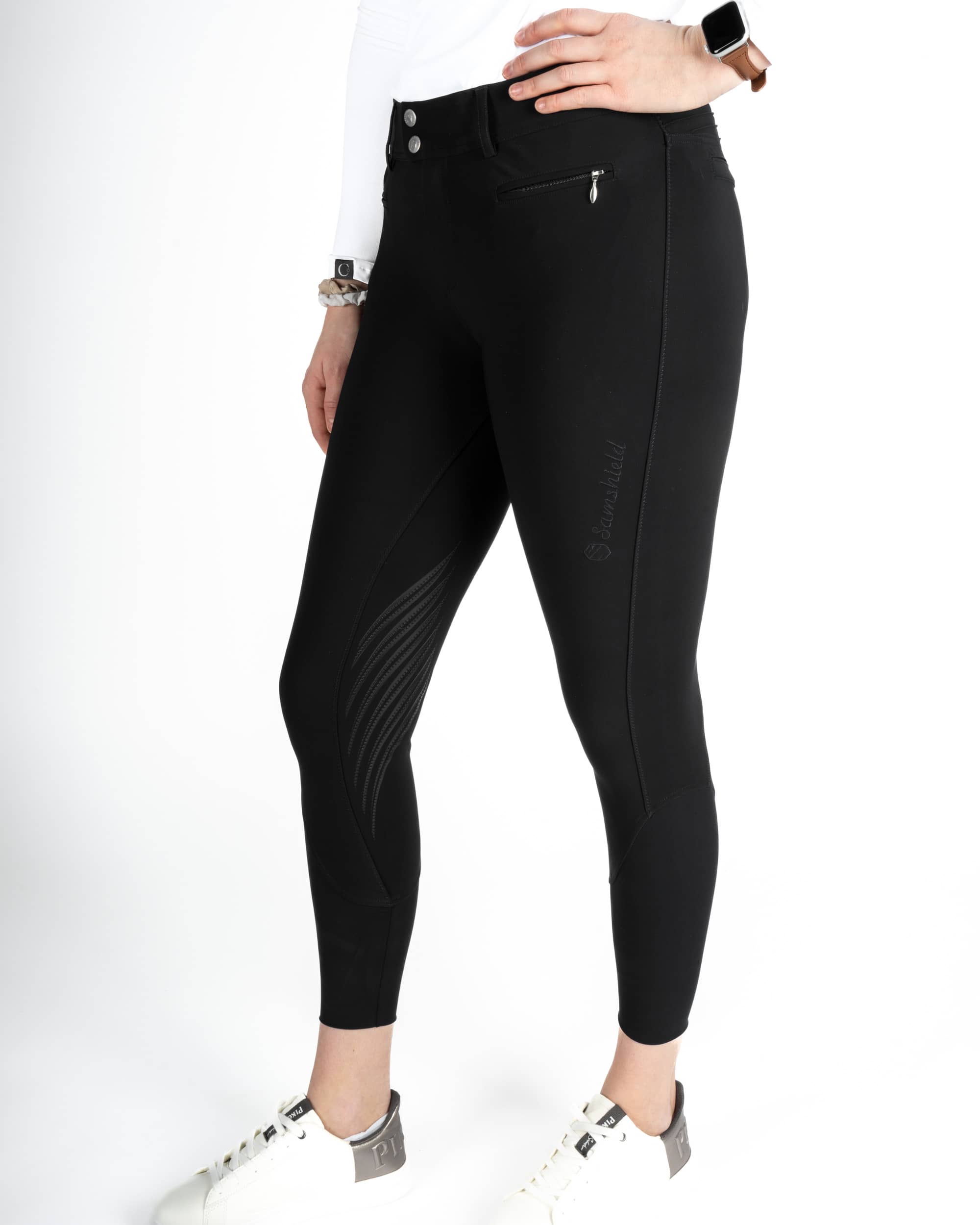 Ladies riding breeches Chloe PL knee grip