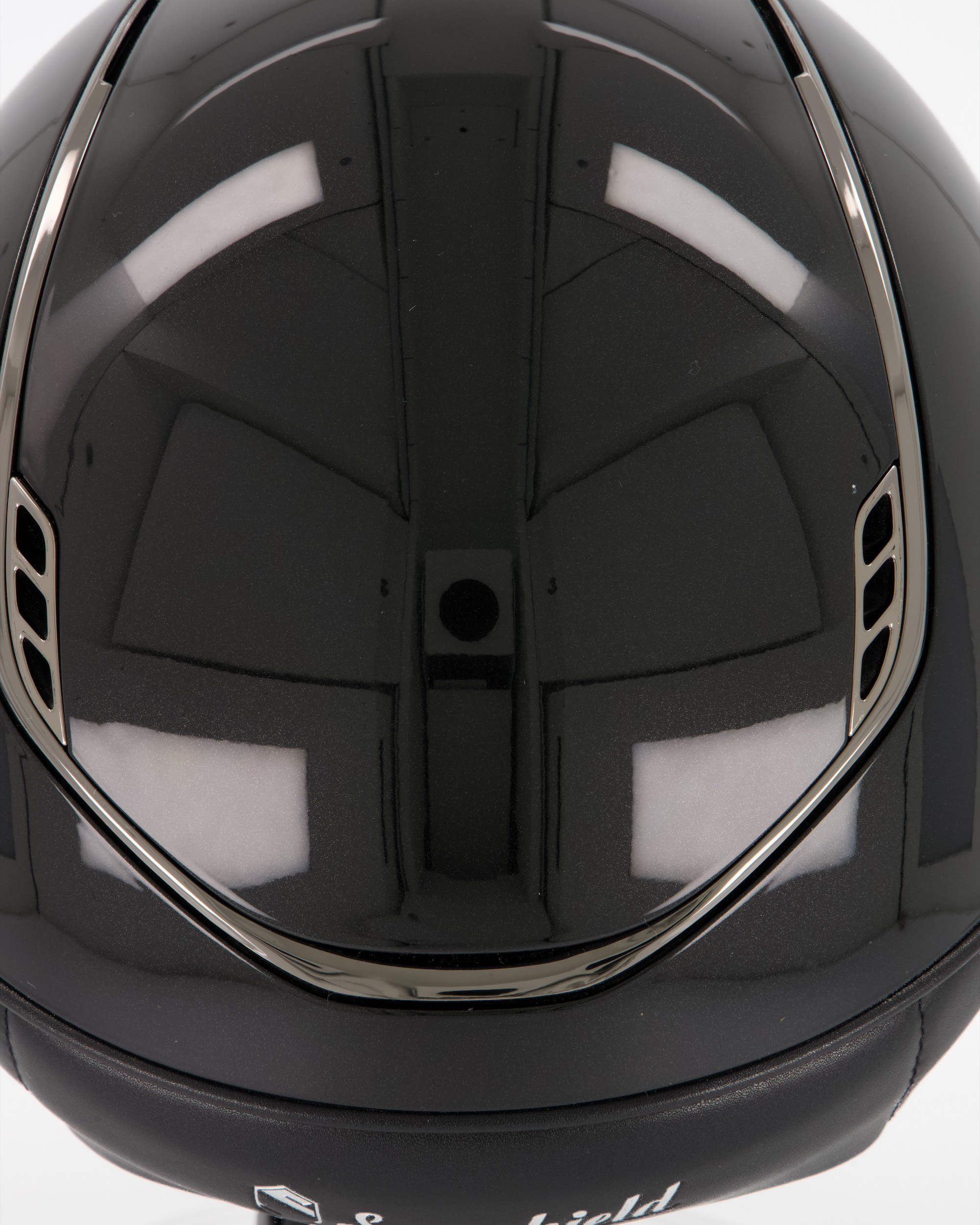 Riding helmet 2.0 Miss Shield Shadowglossy Chrome Black in black