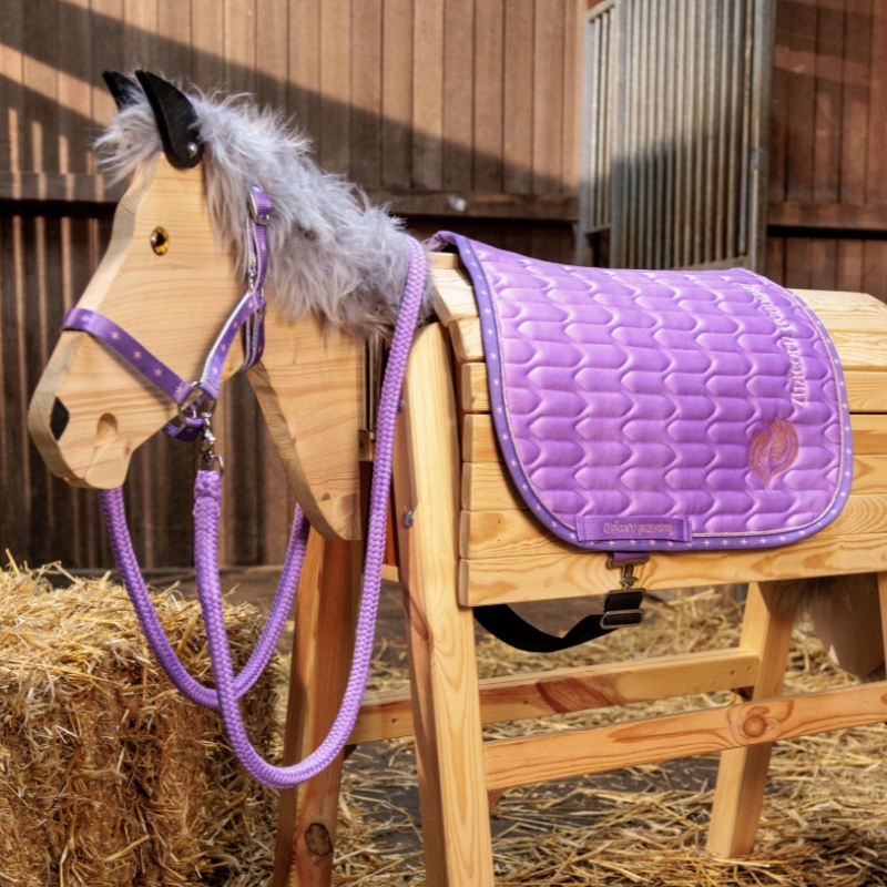 Hobby horse saddle pad "Unicorn Academy"-Kids