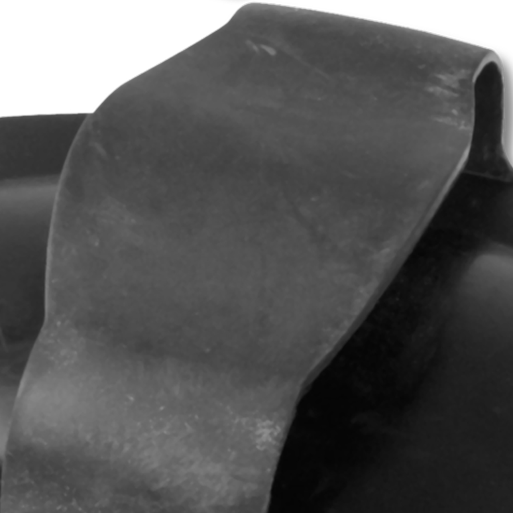 Gummistriegel klein, schwarz